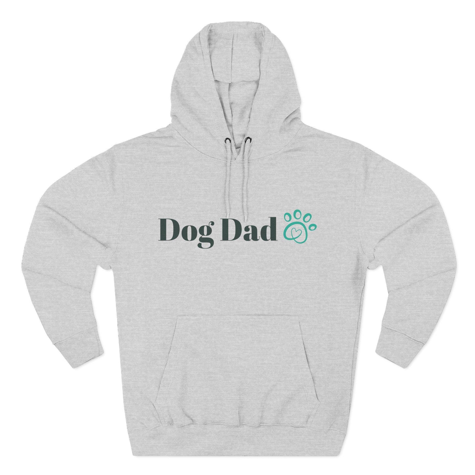 Dog Dad Hoodie, Fleece Sweatshirt for Dog Lovers, Perfect Gift for Pet Owners, Casual Wear for Dog Lovers, Cozy Everyday Hoodie | Loki's Shop Too