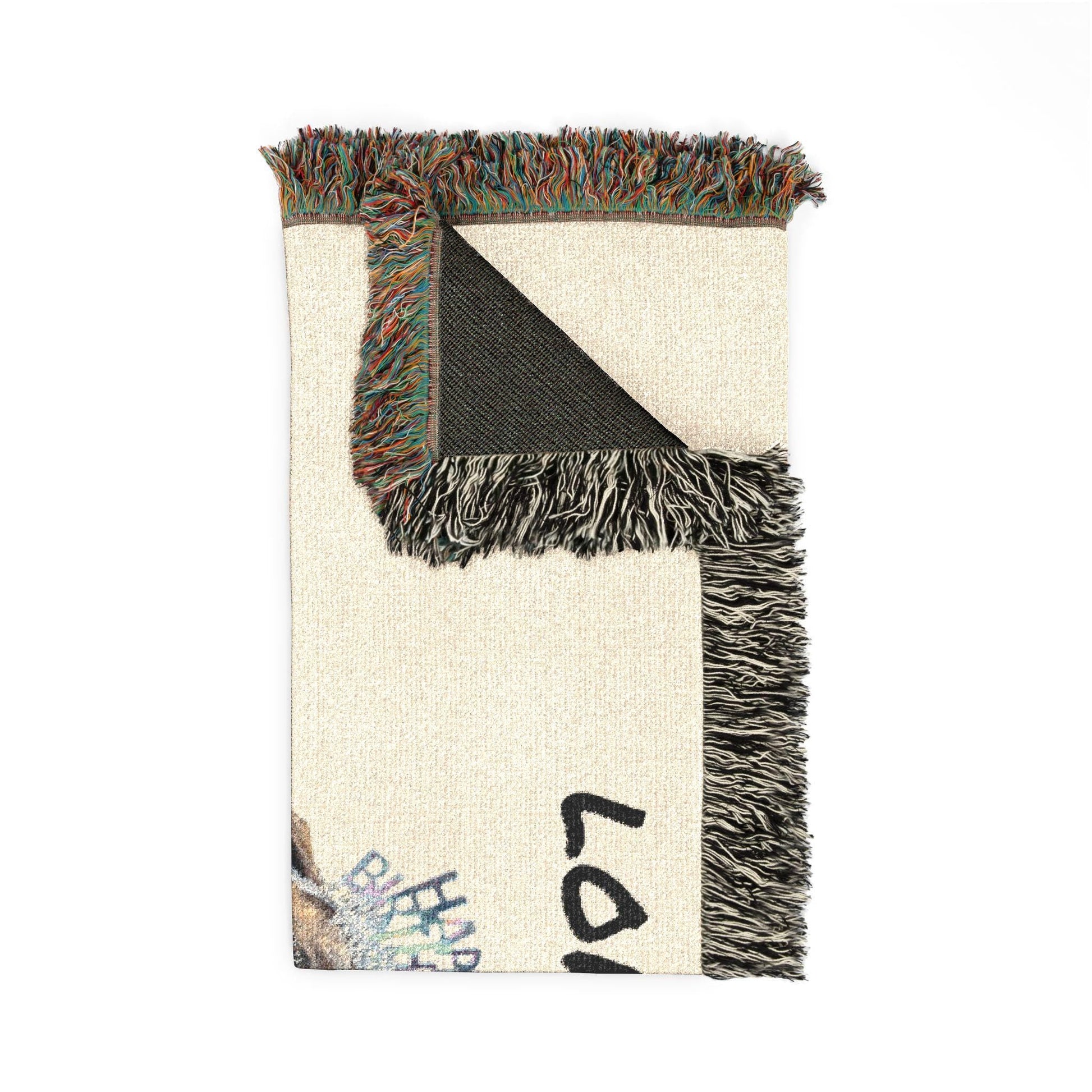 Custom Pet Woven Blanket | Personalized Dog Name Throw | Loki's Shop Too