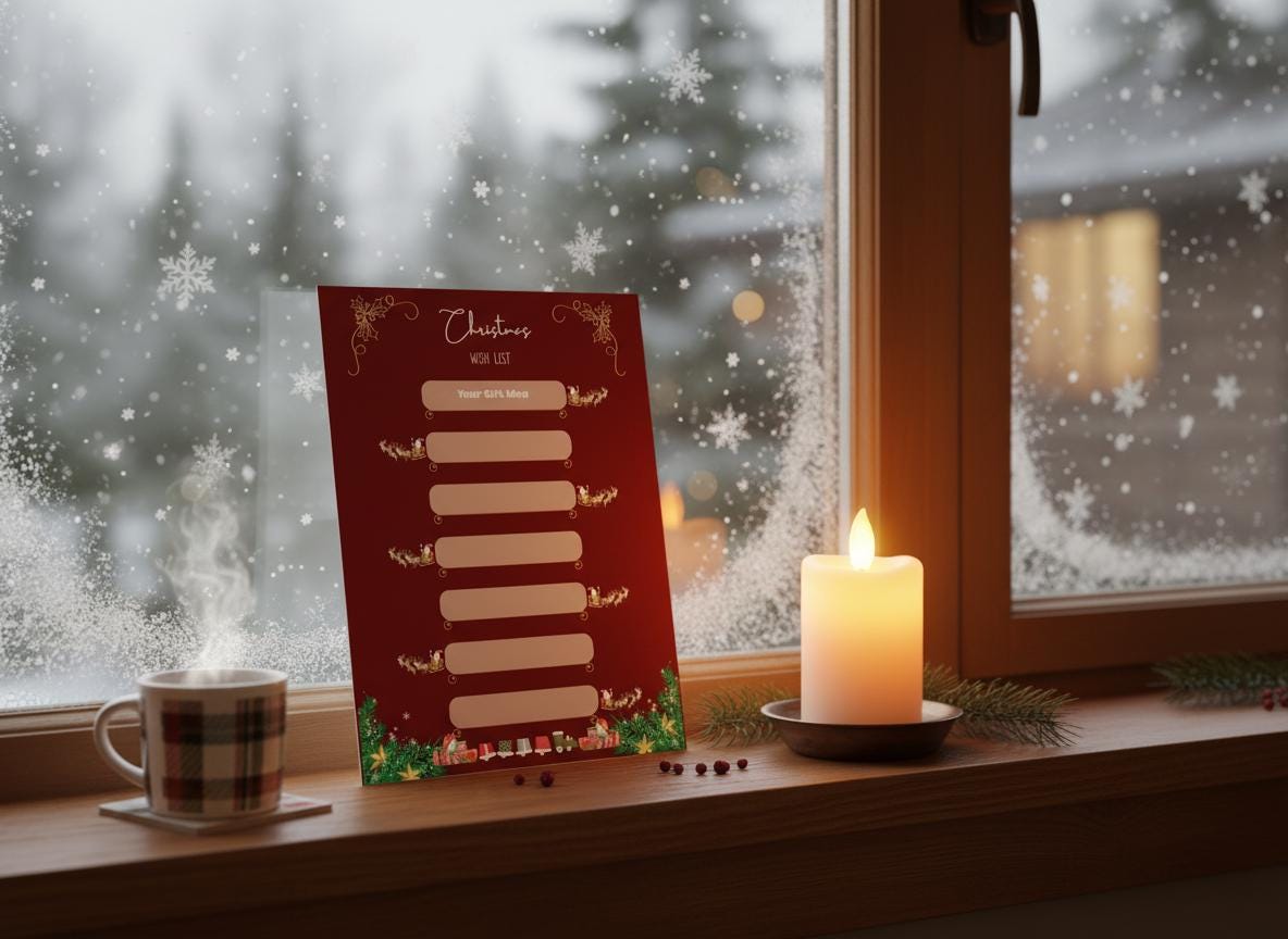 Personalized Christmas Wish List | Loki's Shop Too