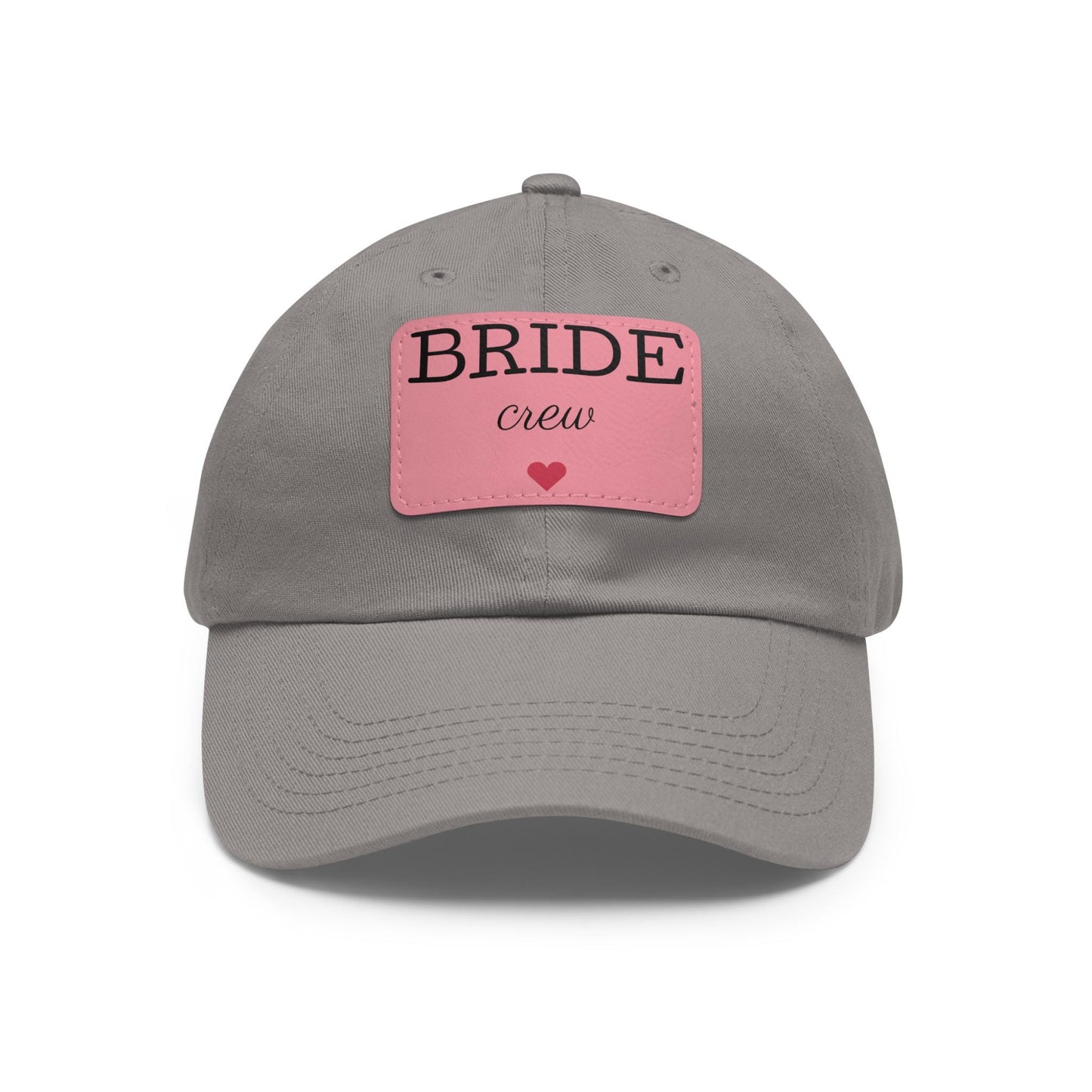 Bride Crew Leather Patch Dad Hat, Bachelorette Party Cap
