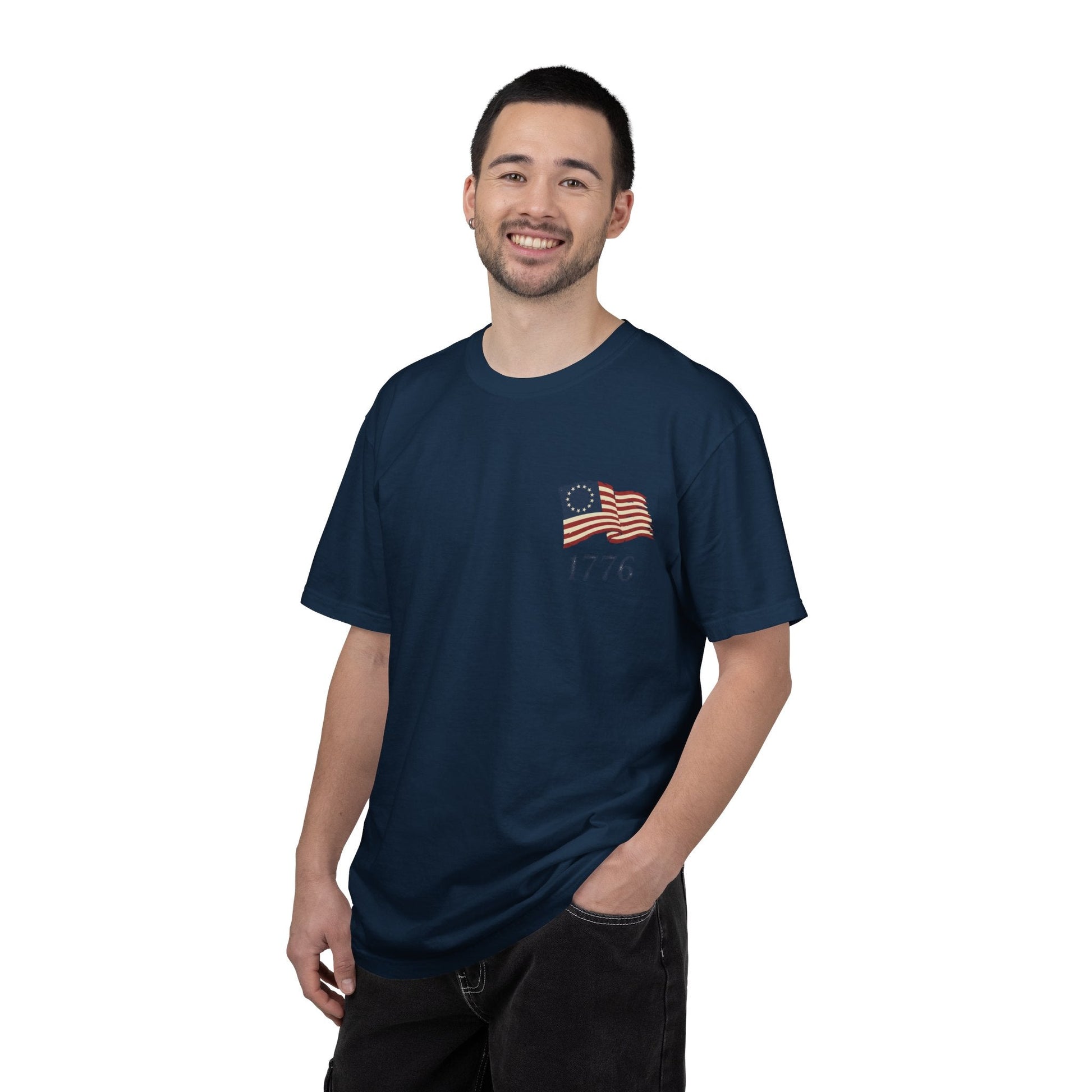America 250th Anniversary Shirt | Revolutionary War Flag Tee, Patriotic USA Freedom (1776-2026) | Loki's Shop Too