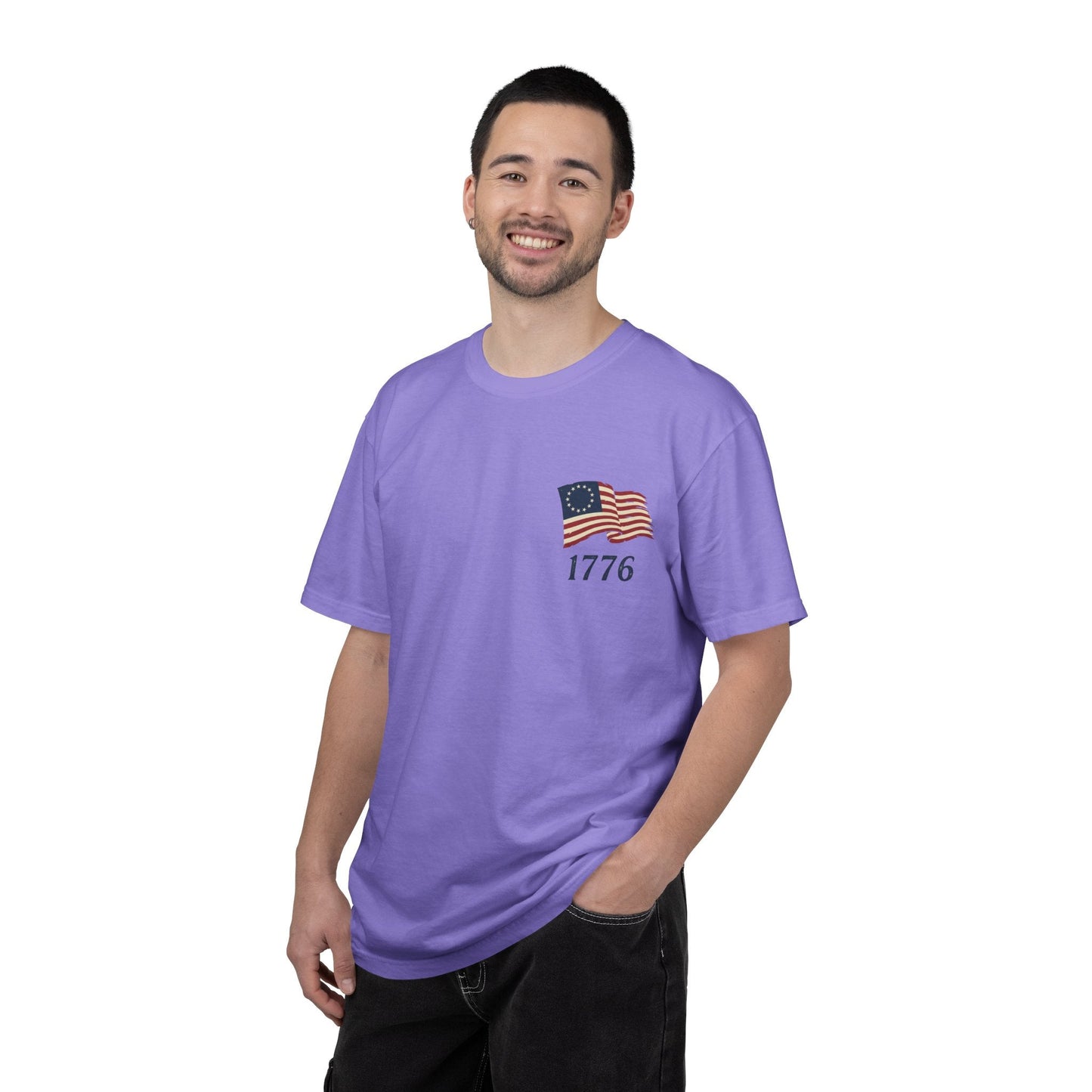 America 250th Anniversary Shirt | Revolutionary War Flag Tee, Patriotic USA Freedom (1776-2026) | Loki's Shop Too