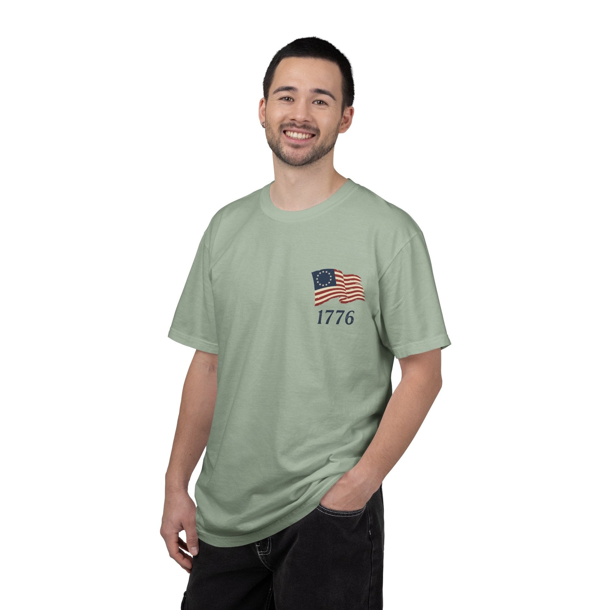 America 250th Anniversary Shirt | Revolutionary War Flag Tee, Patriotic USA Freedom (1776-2026) | Loki's Shop Too