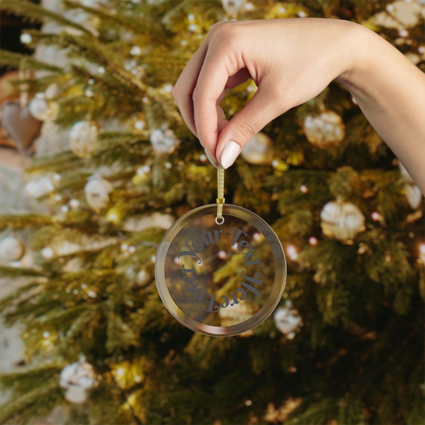 Christmas Glass Ornaments Personalized Xmas Baubles Holiday Tree Decor  Customized Ornaments Festive Gift | Loki's Shop Too