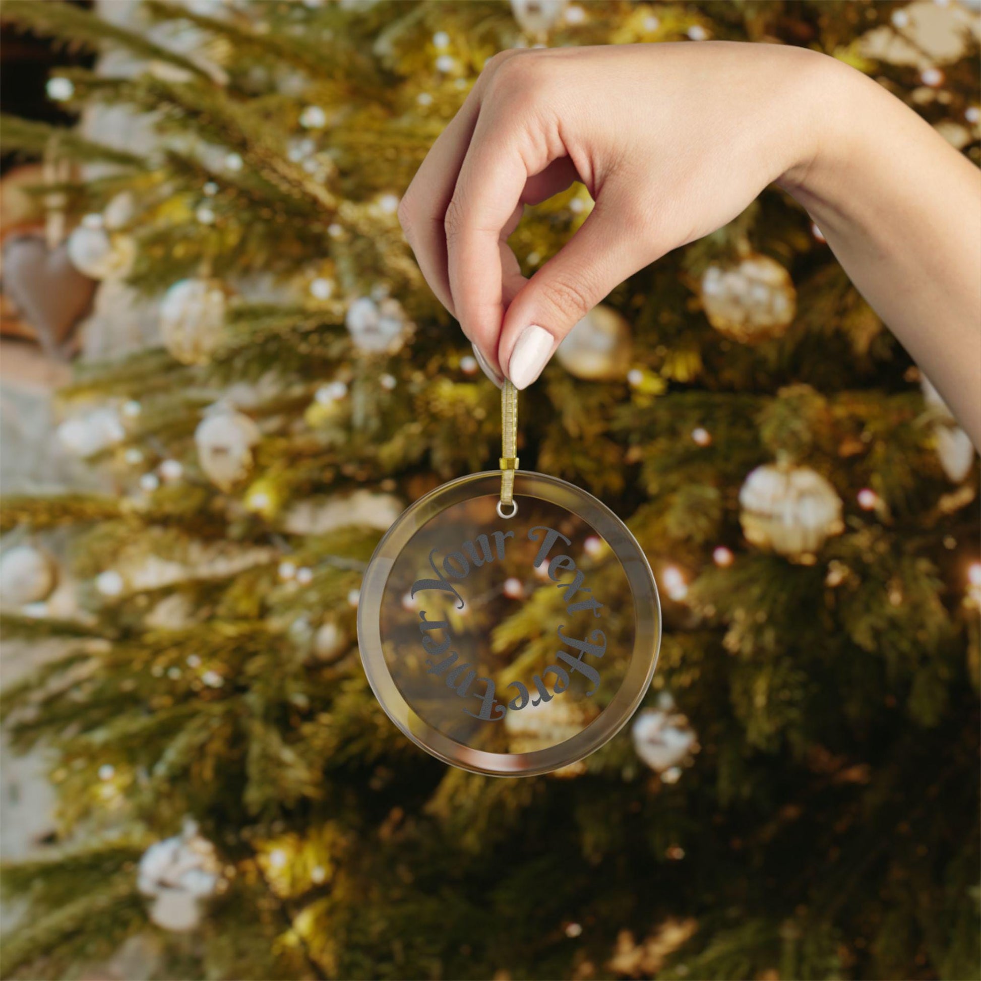 Christmas Glass Ornaments Personalized Xmas Baubles Holiday Tree Decor  Customized Ornaments Festive Gift | Loki's Shop Too