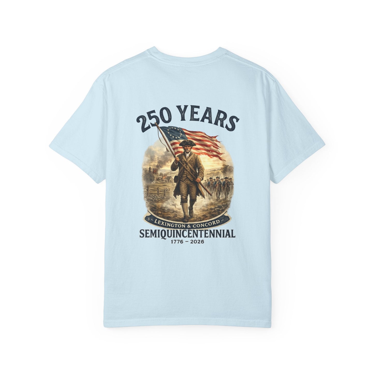 America 250th Anniversary Shirt | Revolutionary War Flag Tee, Patriotic USA Freedom (1776-2026) | Loki's Shop Too