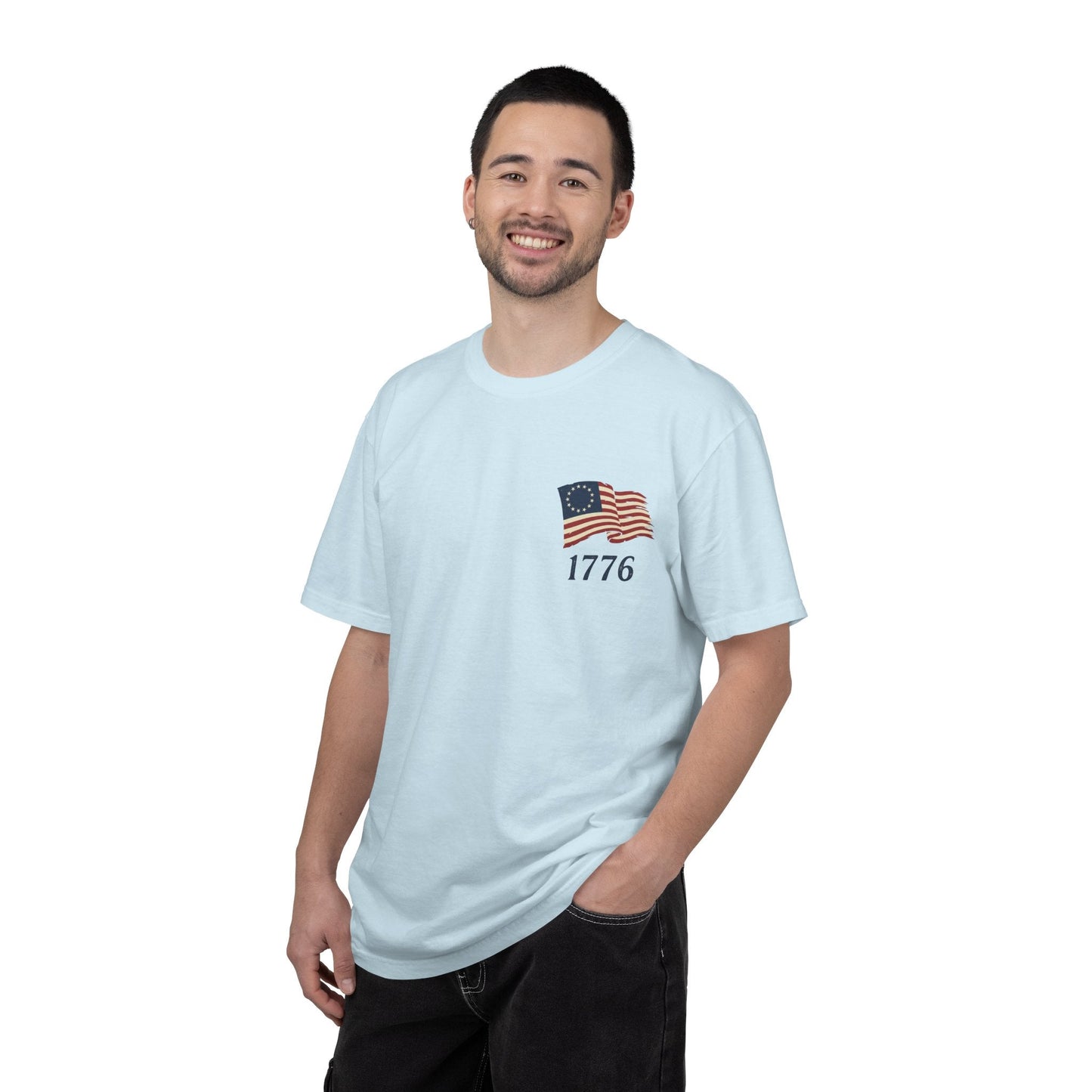 America 250th Anniversary Shirt | Revolutionary War Flag Tee, Patriotic USA Freedom (1776-2026) | Loki's Shop Too
