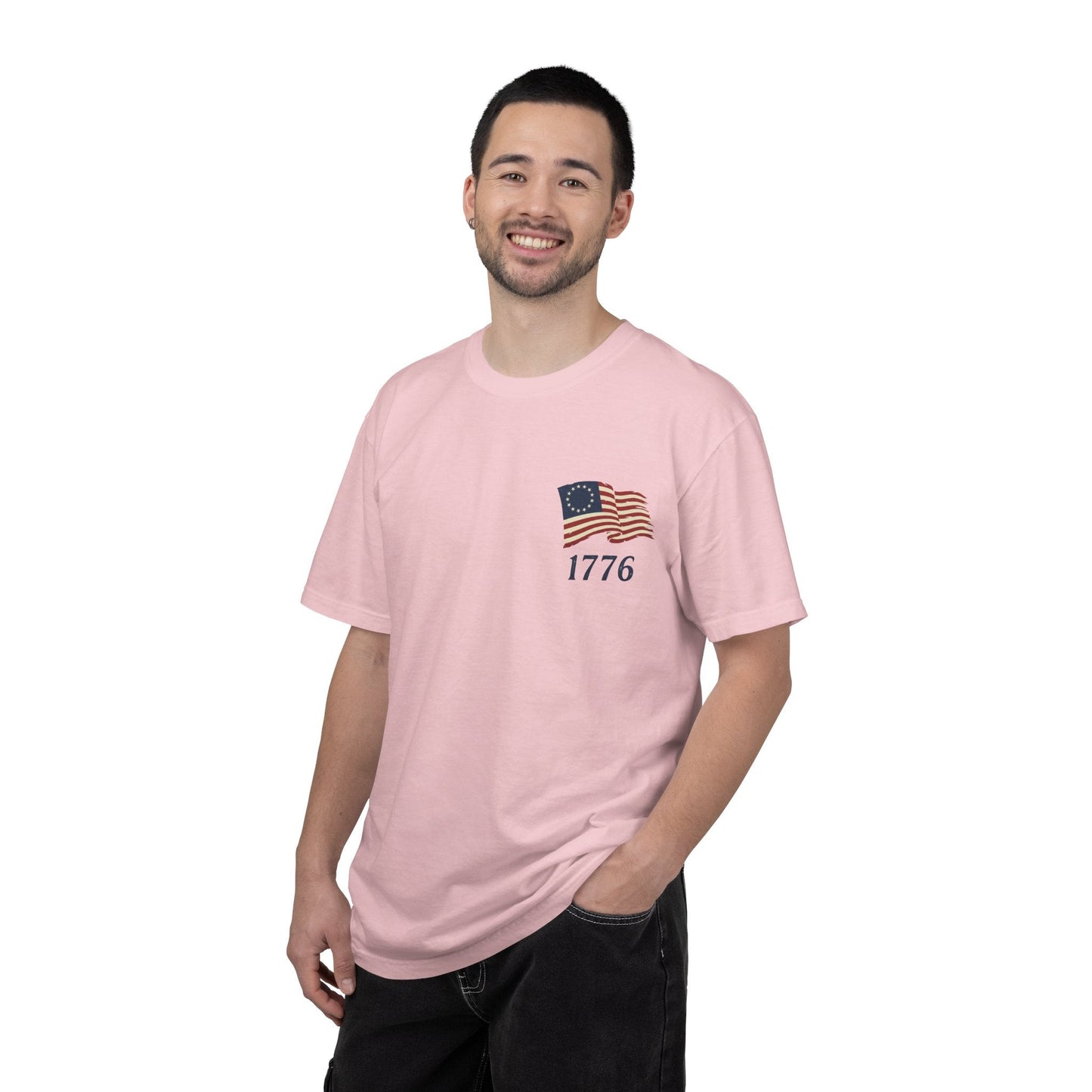 America 250th Anniversary Shirt | Revolutionary War Flag Tee, Patriotic USA Freedom (1776-2026) | Loki's Shop Too