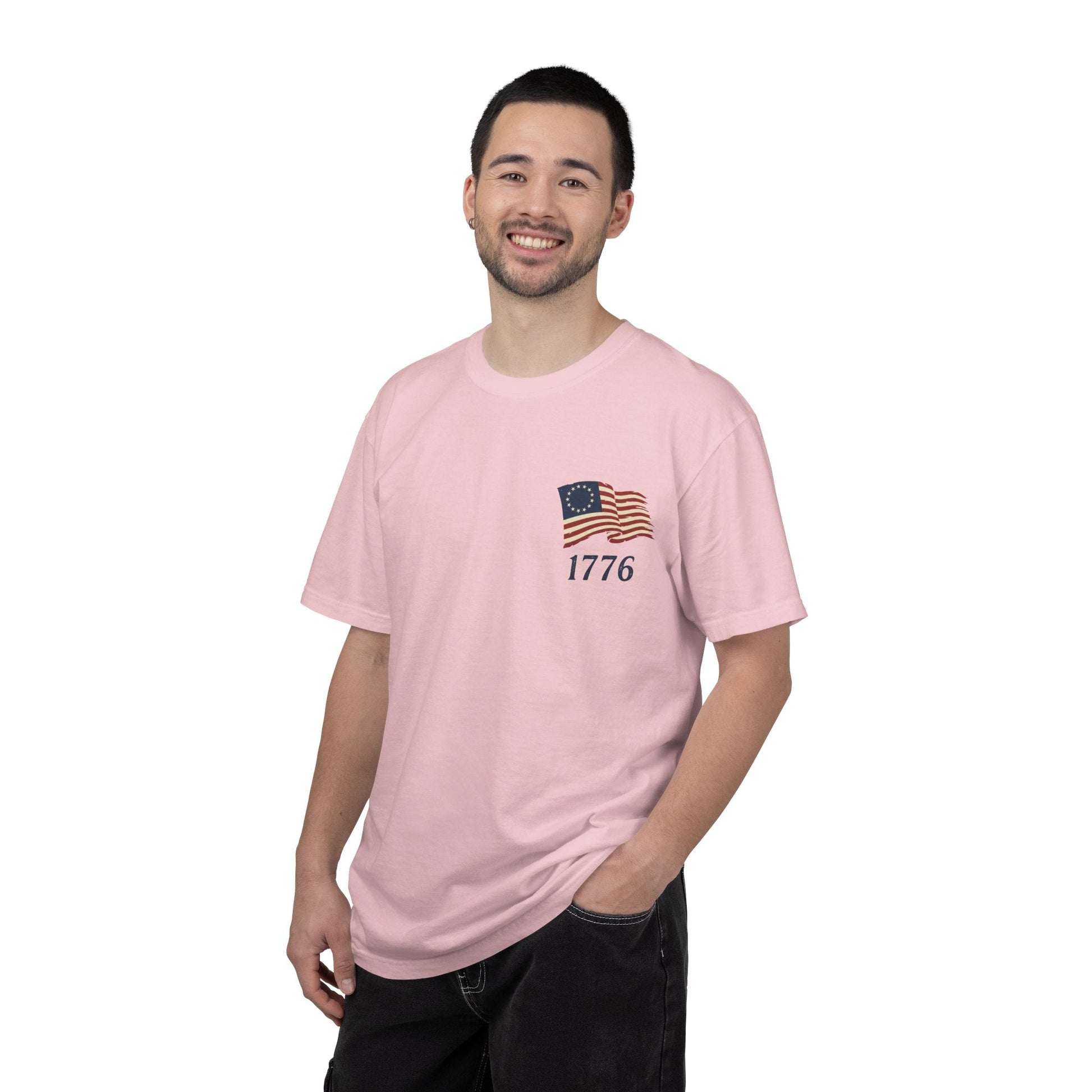 America 250th Anniversary Shirt | Revolutionary War Flag Tee, Patriotic USA Freedom (1776-2026) | Loki's Shop Too