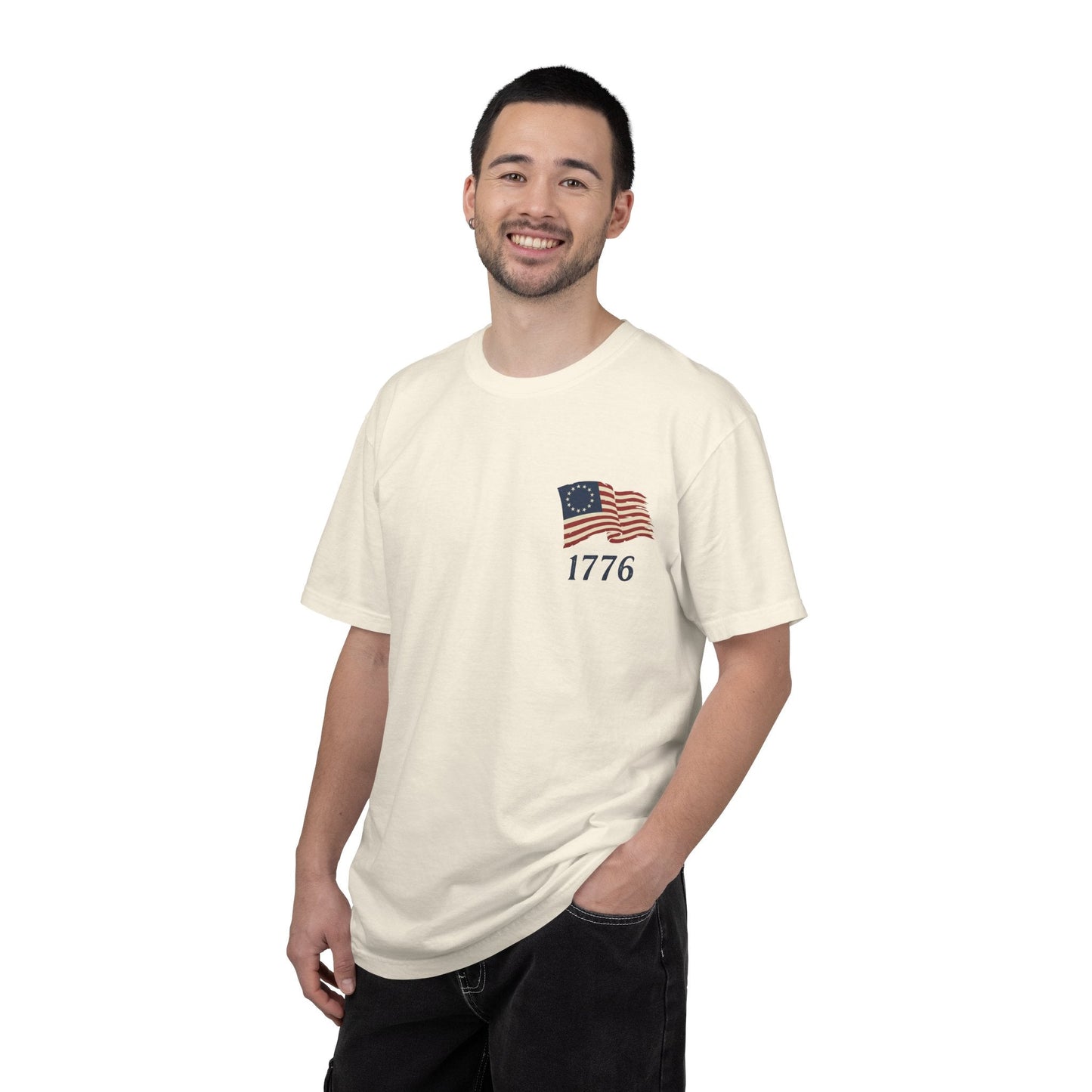 America 250th Anniversary Shirt | Revolutionary War Flag Tee, Patriotic USA Freedom (1776-2026) | Loki's Shop Too