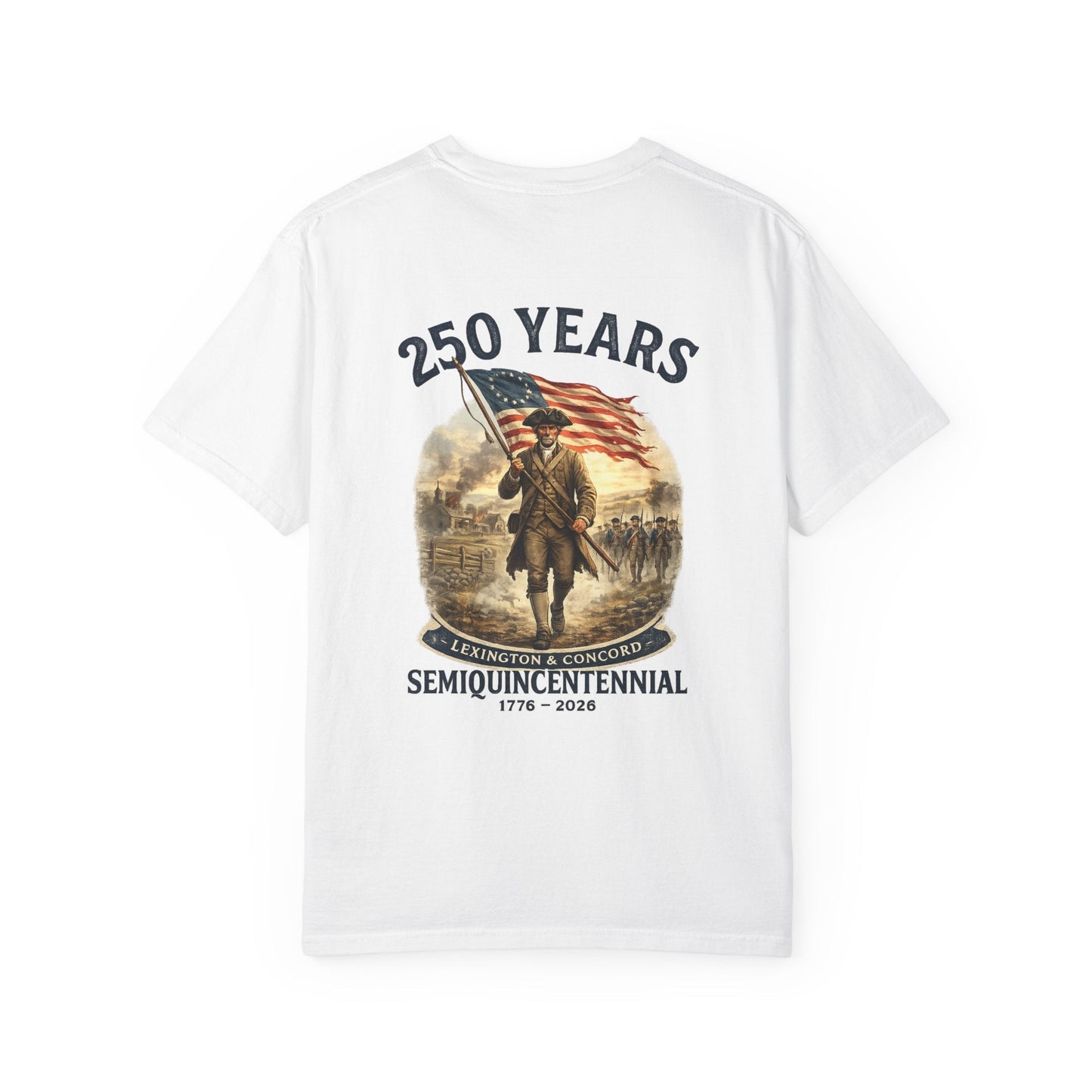 America 250th Anniversary Shirt | Revolutionary War Flag Tee, Patriotic USA Freedom (1776-2026) | Loki's Shop Too
