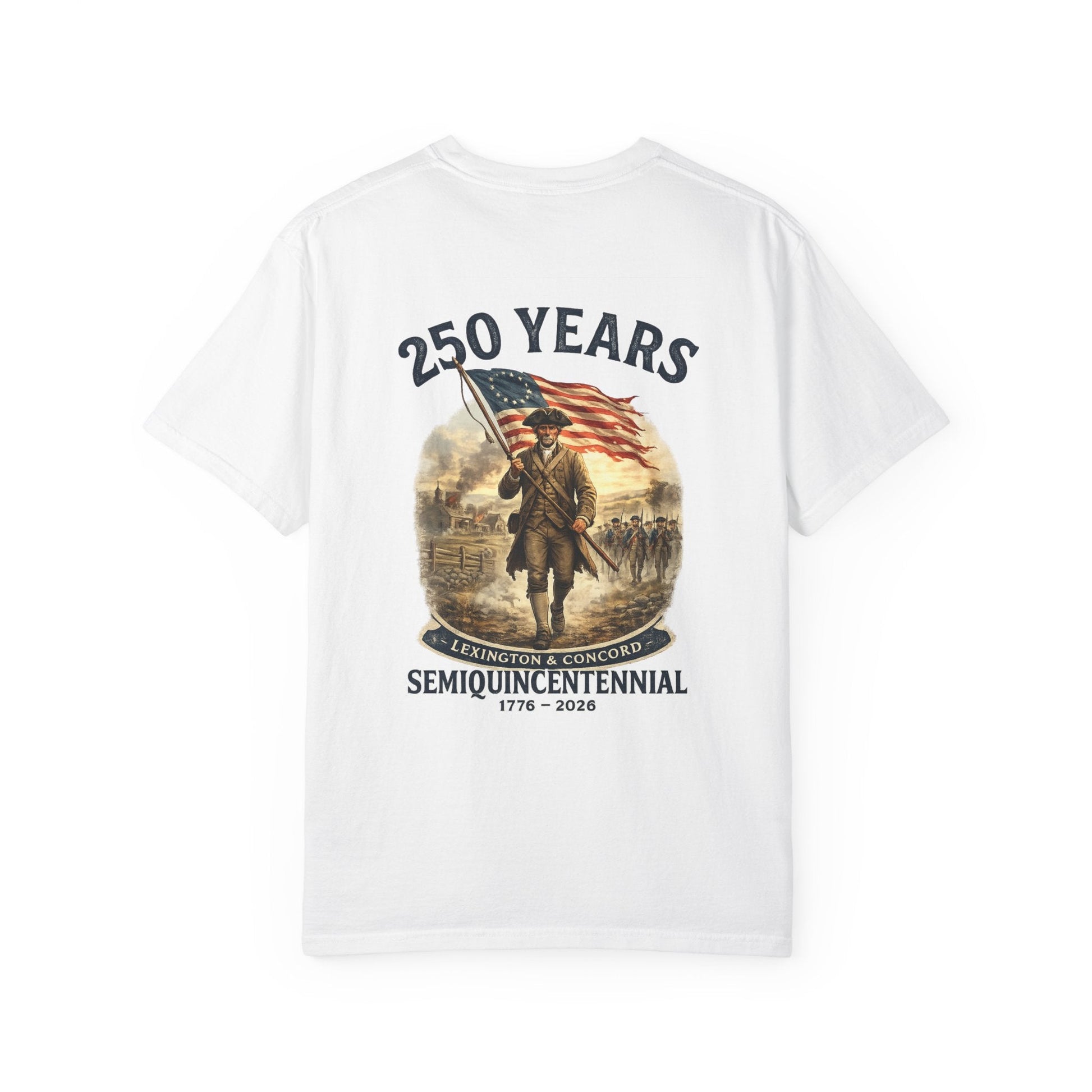 America 250th Anniversary Shirt | Revolutionary War Flag Tee, Patriotic USA Freedom (1776-2026) | Loki's Shop Too