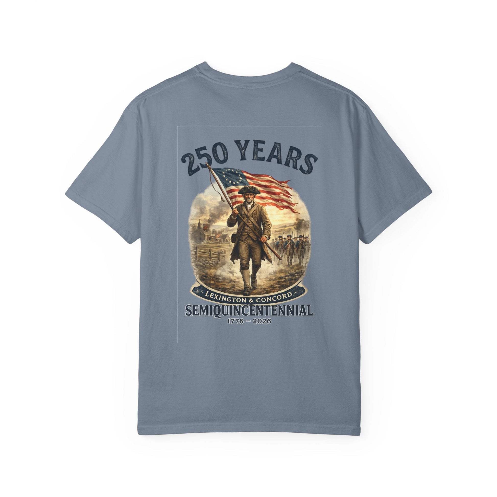 America 250th Anniversary Shirt | Revolutionary War Flag Tee, Patriotic USA Freedom (1776-2026) | Loki's Shop Too