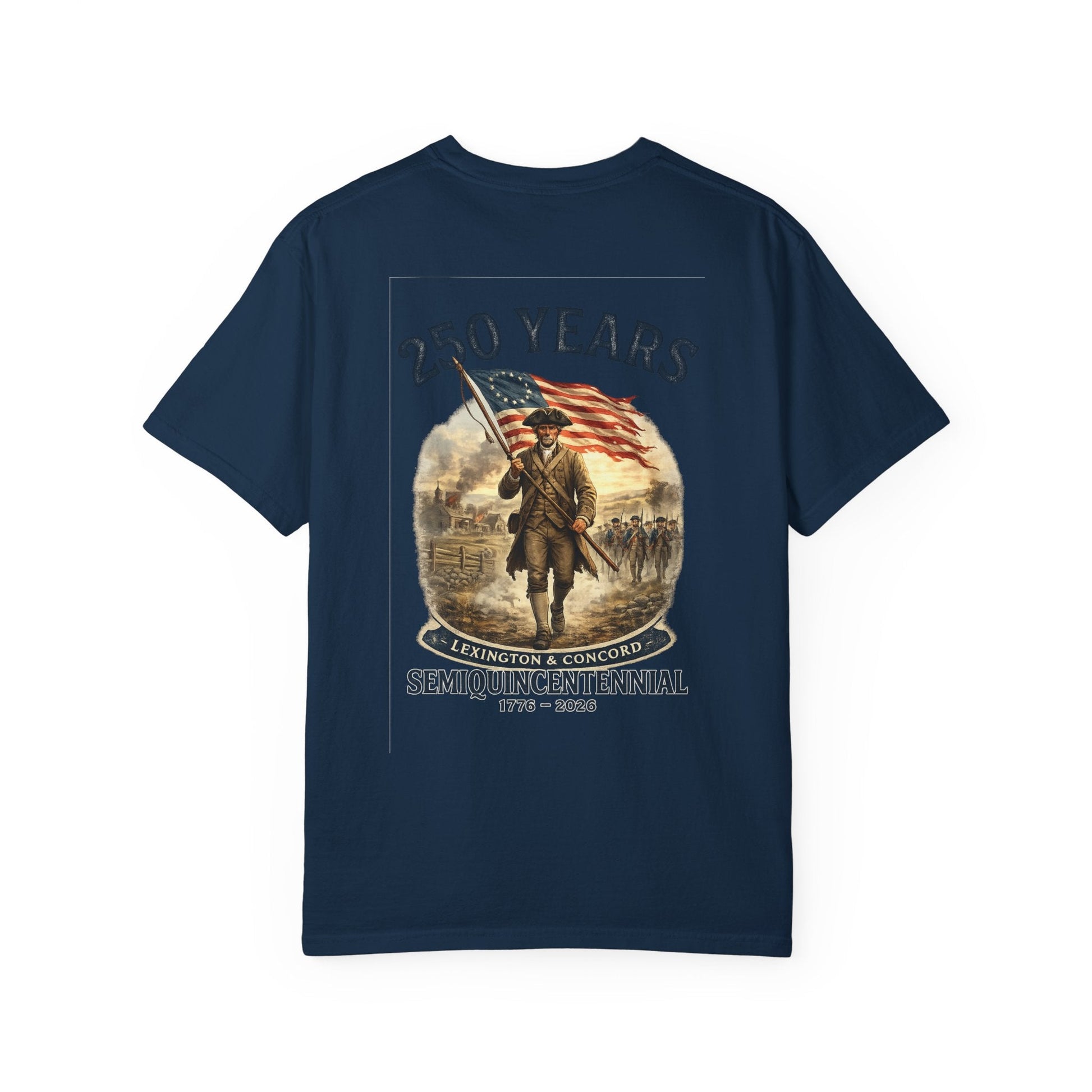 America 250th Anniversary Shirt | Revolutionary War Flag Tee, Patriotic USA Freedom (1776-2026) | Loki's Shop Too
