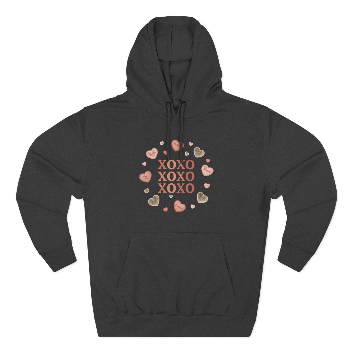 XOXO Heart Wreath Hoodie | Valentine Kisses Pullover | Loki's Shop Too