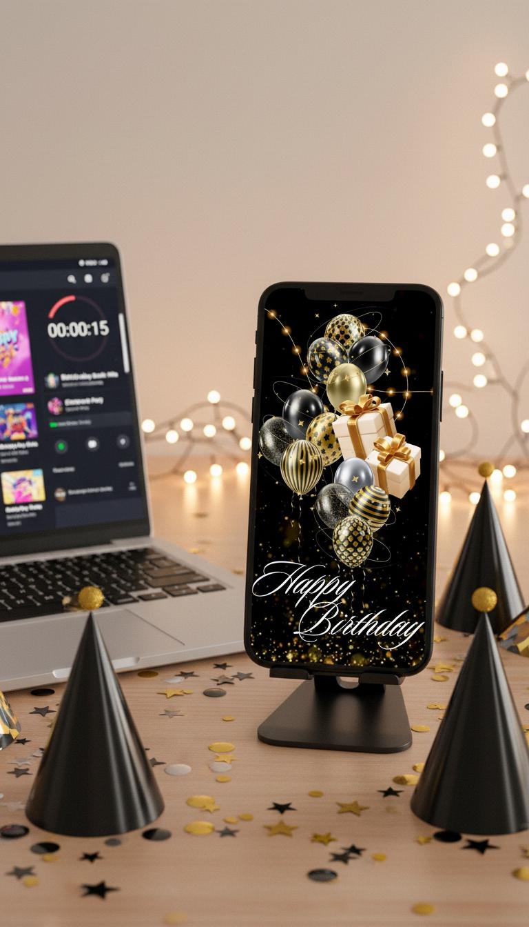 Animated Birthday eCard | Editable Canva Template (Instant Download) | Loki's Shop Too
