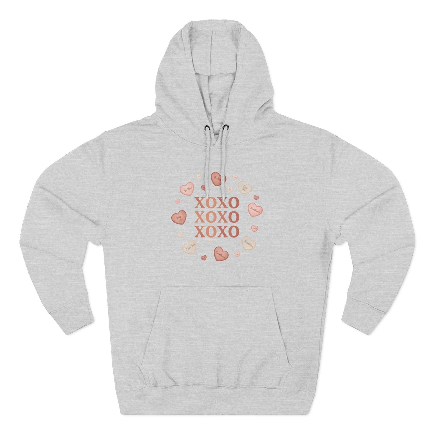 xoxo heart wreath hoodie