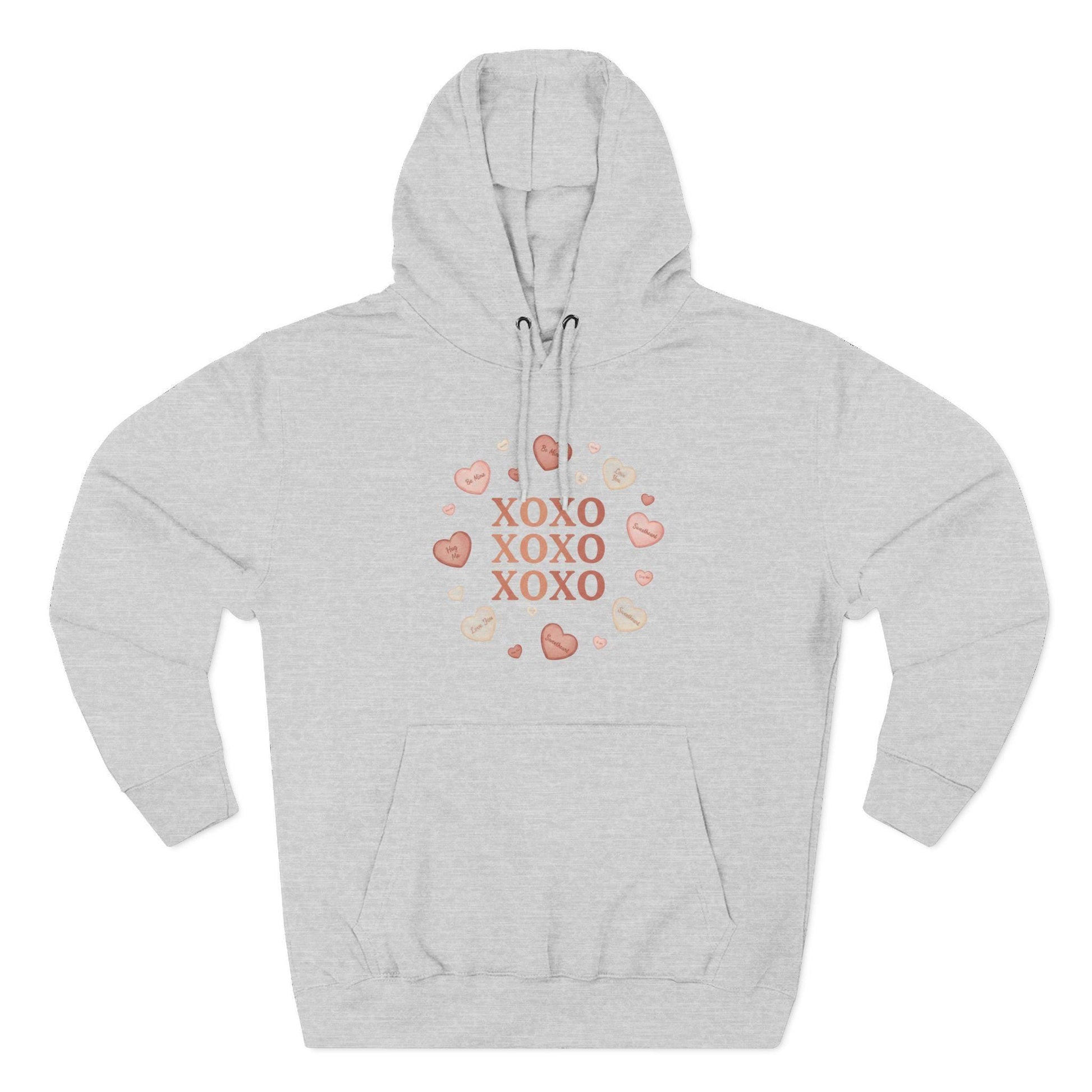 xoxo heart wreath hoodie
