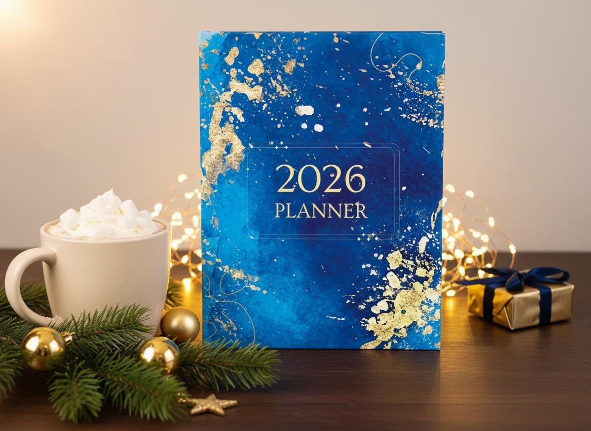 2026 Personal Planner | Goal Setting Calendar | New Year Organization | Weekly & Monthly Layout | Achieve Your Dreams | Loki's Shop Too
