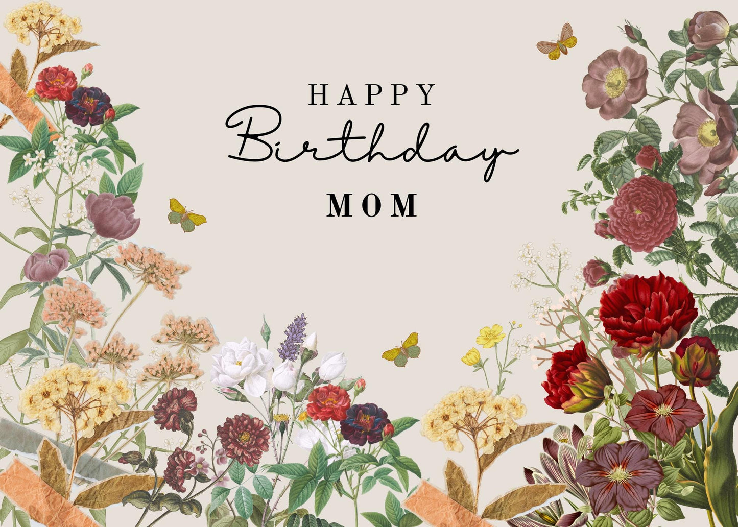 Animated Floral Birthday eCard | Editable Canva Template (Digital Download) | Loki's Shop Too