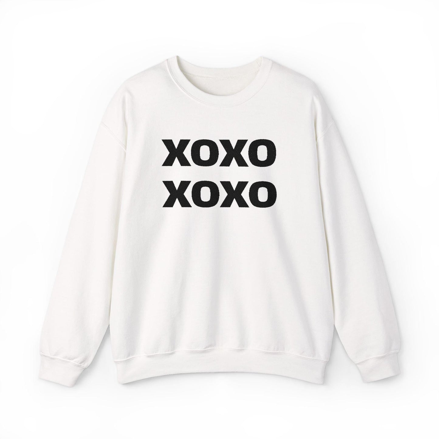 XOXO Block Letters Sweatshirt | Valentine Love Cozy Crewneck | Loki's Shop Too