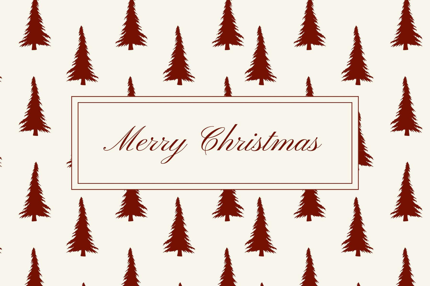 Editable Christmas Photo Card Template Printable Holiday Card (Digital Download) | Loki's Shop Too