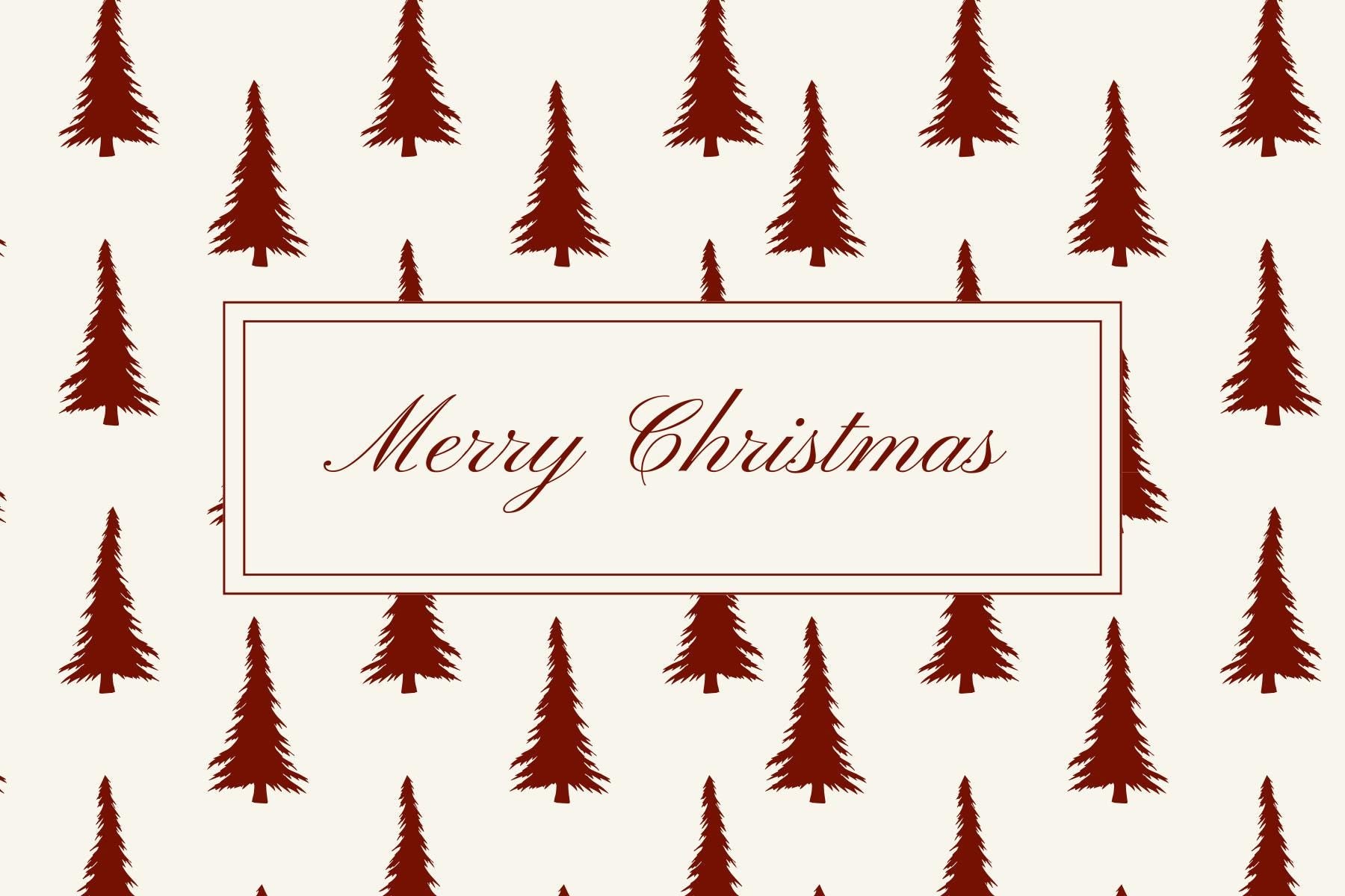 Editable Christmas Photo Card Template Printable Holiday Card (Digital Download) | Loki's Shop Too