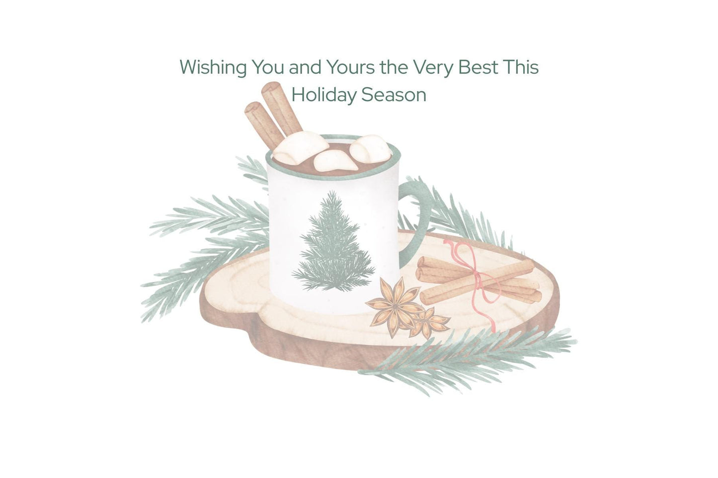 Editable Christmas Photo Card Template Holiday Printable (Digital Download) | Loki's Shop Too