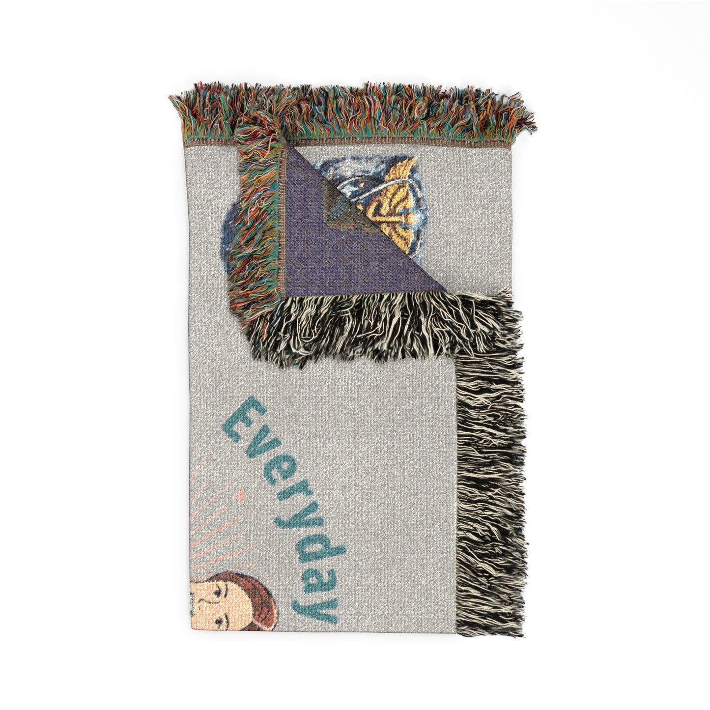 Nurse 'Everyday Heroes' Woven Blanket,  Healthcare Appreciation Throw | Loki's Shop Too