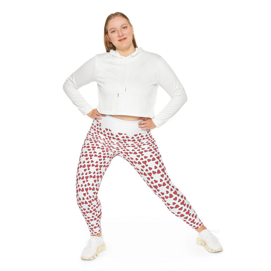 Plus Size Leggings, All Over Print Comfortable Stretch Leggings | Loki's Shop Too
