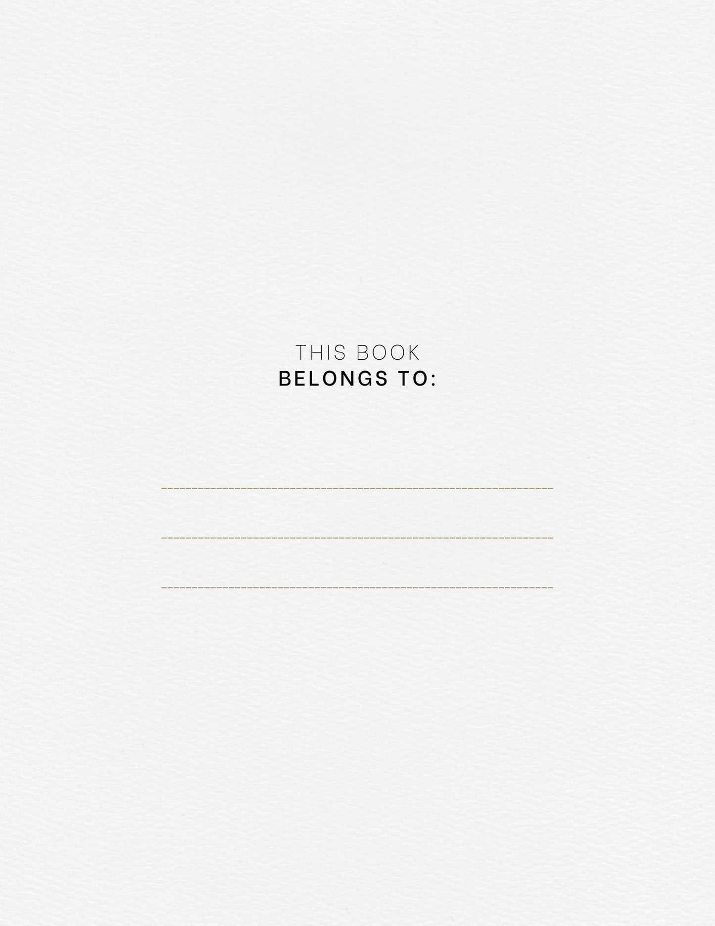 Floral Vintage Self-Improvement Journal | Printable & Digital Notes Page | Instant Download