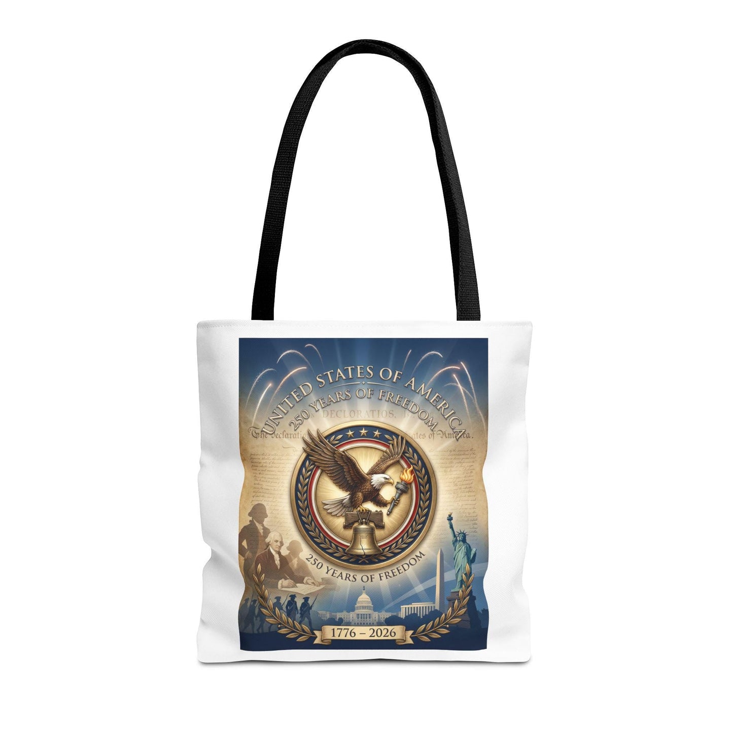 america 250th anniversary tote bag