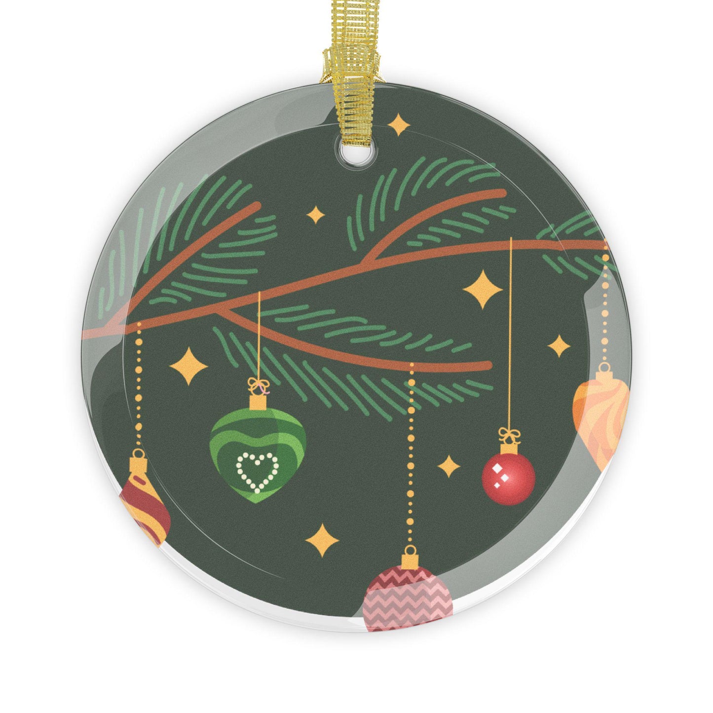 Personalized Glass Christmas Ornament Handcrafted Keepsake | Loki's Shop Too