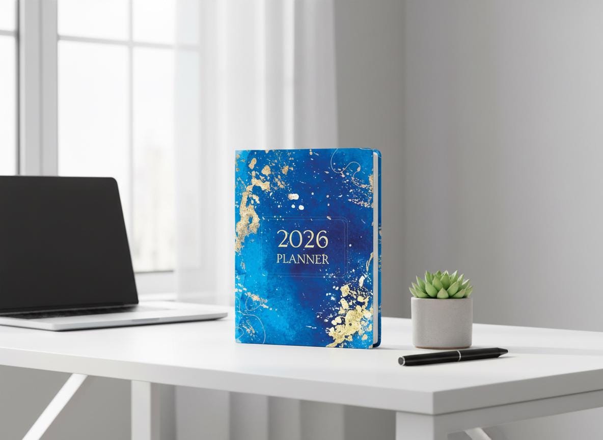 2026 Personal Planner | Goal Setting Calendar | New Year Organization | Weekly & Monthly Layout | Achieve Your Dreams | Loki's Shop Too