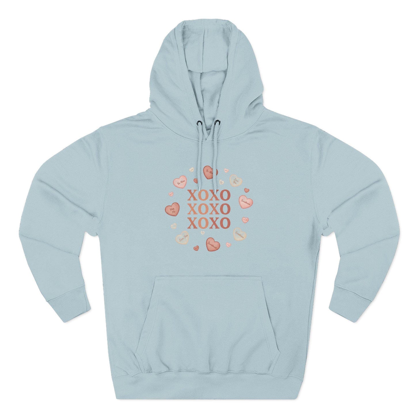 XOXO Heart Wreath Hoodie | Valentine Kisses Pullover | Loki's Shop Too