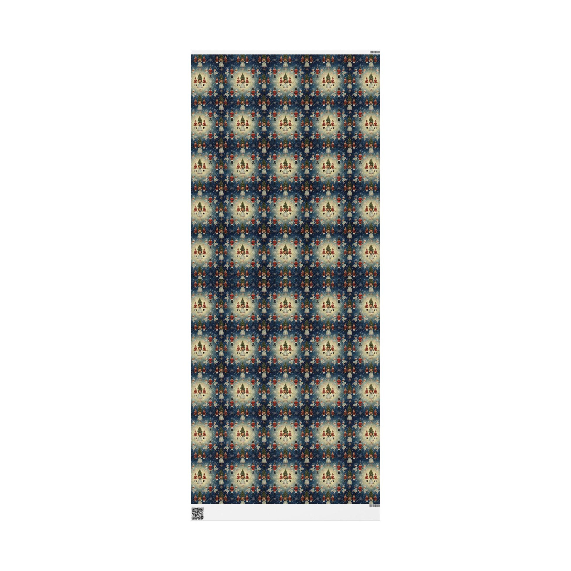 Christmas Nutcracker Gift Wrap Festive Holiday Wrapping Paper | Loki's Shop Too