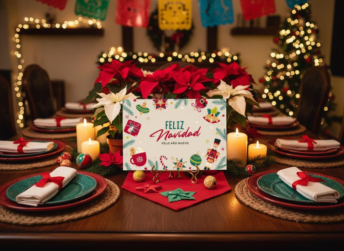 Feliz Navidad Card | Editable Spanish Christmas Template (Digital Download) | Loki's Shop Too
