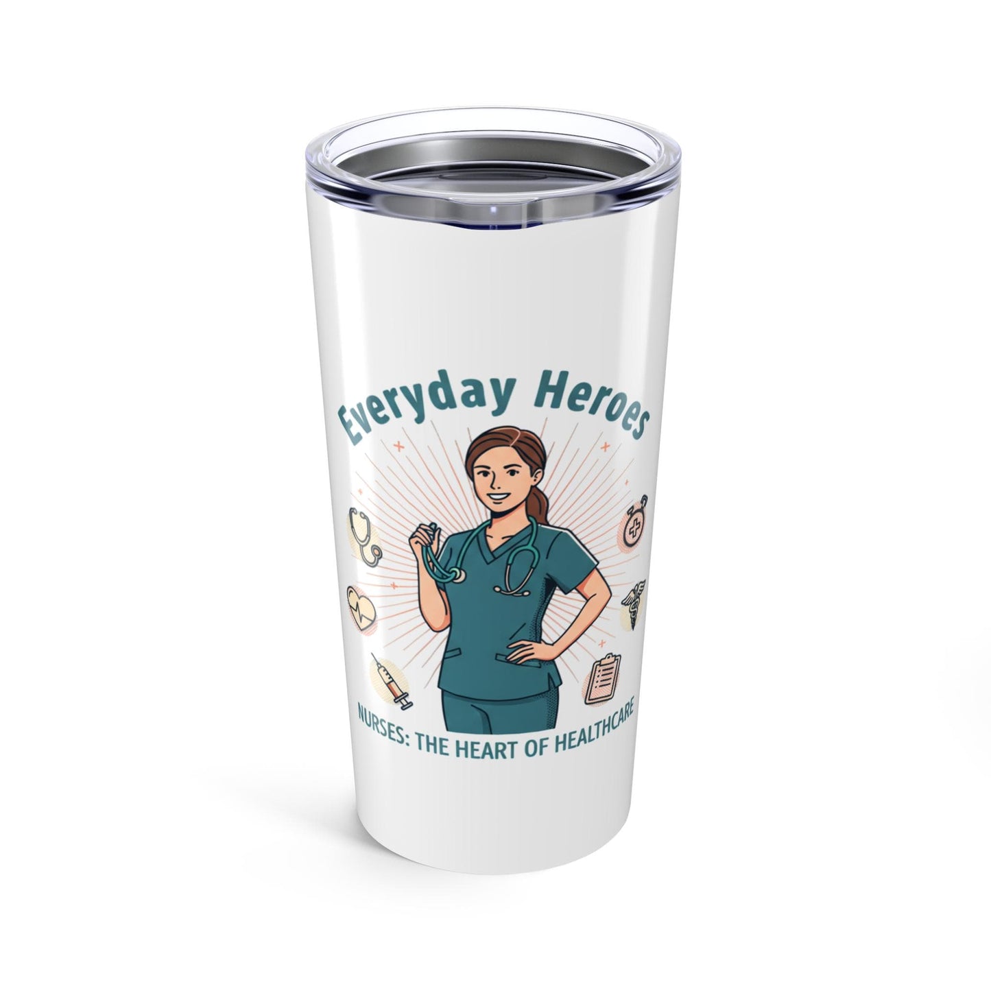 Everyday Heroes Nurse Tumbler 20oz | Loki's Shop Too