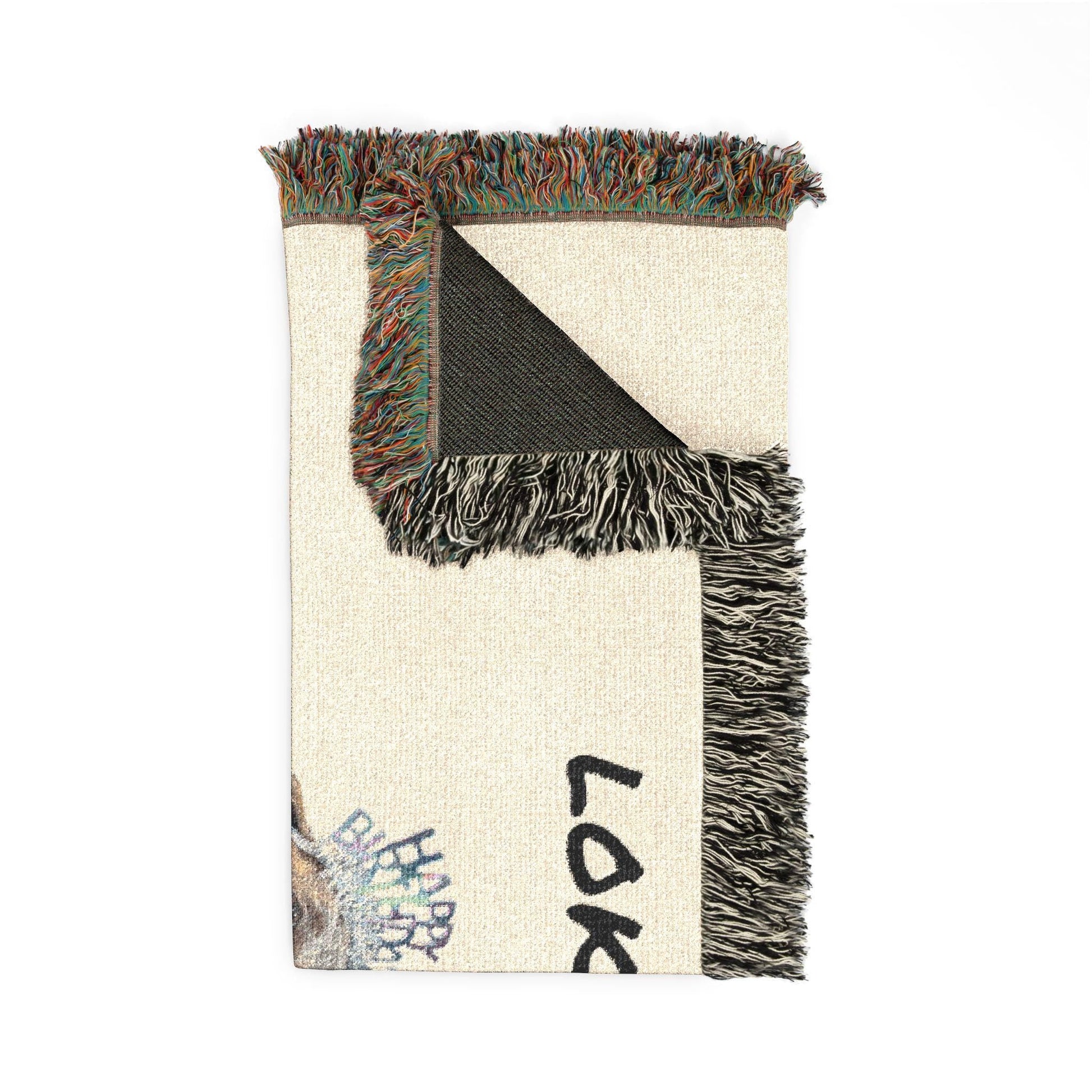 Custom Pet Woven Blanket | Personalized Dog Name Throw | Loki's Shop Too