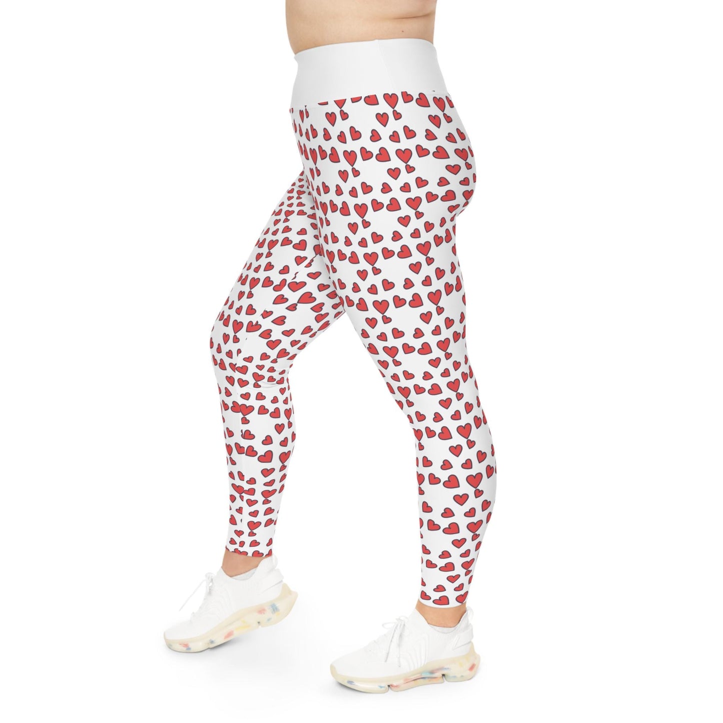 Plus Size Leggings, All Over Print Comfortable Stretch Leggings | Loki's Shop Too