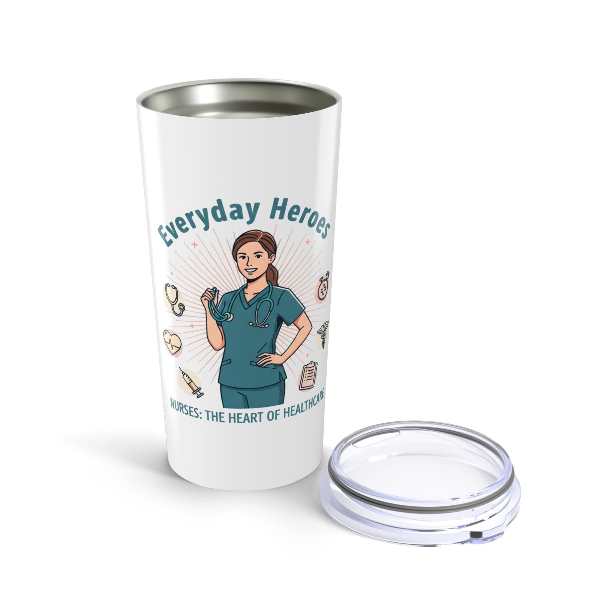 Everyday Heroes Nurse Tumbler 20oz | Loki's Shop Too