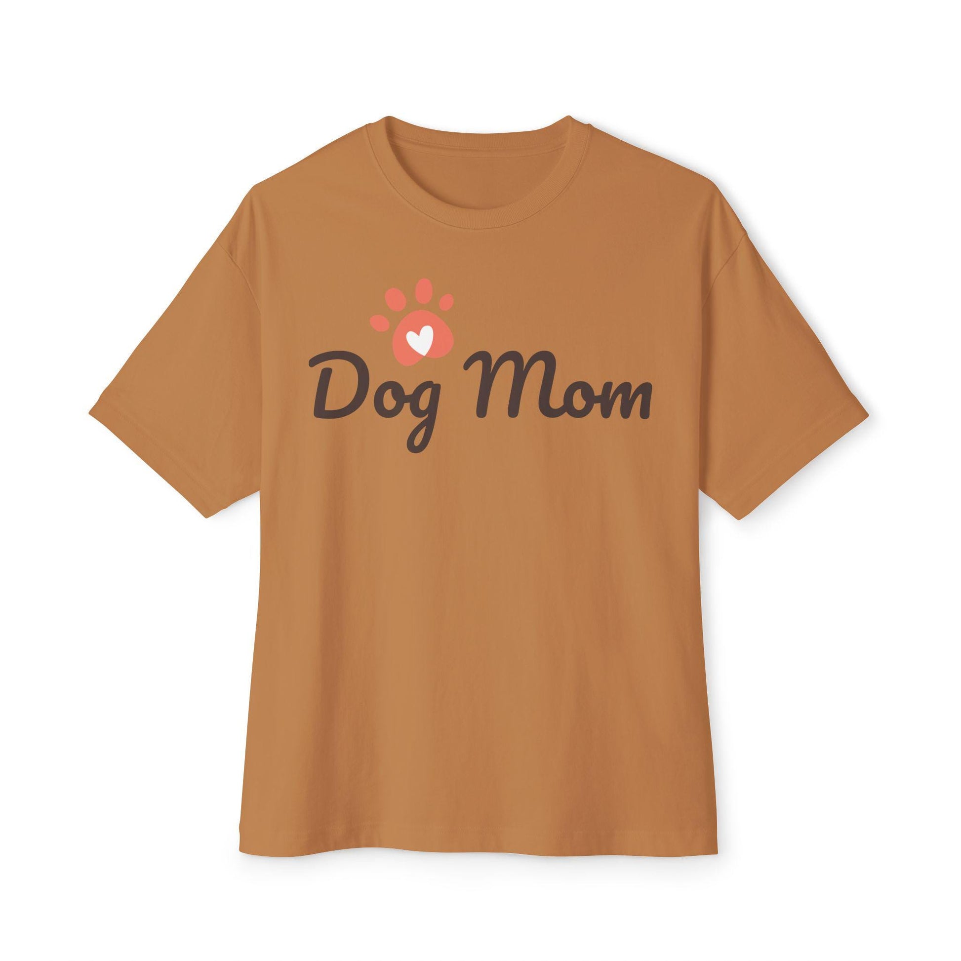 Dog Mom Oversized Tee, Perfect Gift for Pet Lovers, Casual Everyday Wear, Dog Owner Shirt, Dog Theme Tee | Loki's Shop Too