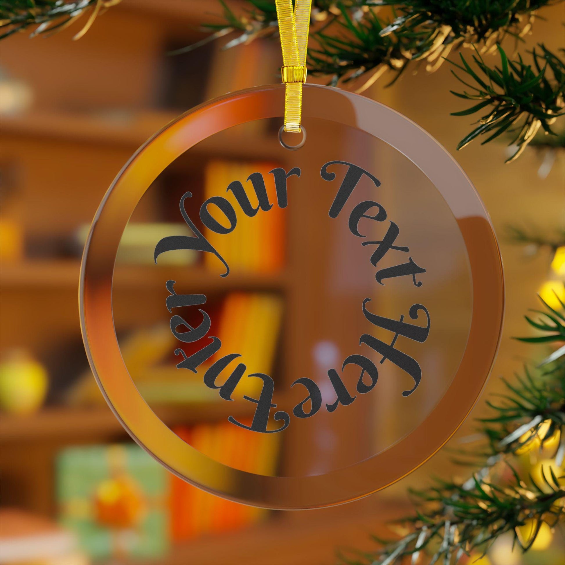 Christmas Glass Ornaments Personalized Xmas Baubles Holiday Tree Decor  Customized Ornaments Festive Gift | Loki's Shop Too