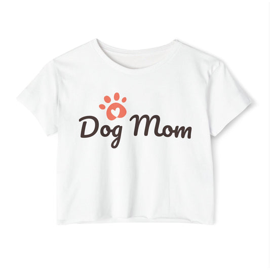 Dog Mom Festival Crop Top | Cute Dog Lover Shirt | Casual Summer Top | Perfect for Animal Lovers | Gift for Pet Moms | Loki's Shop Too
