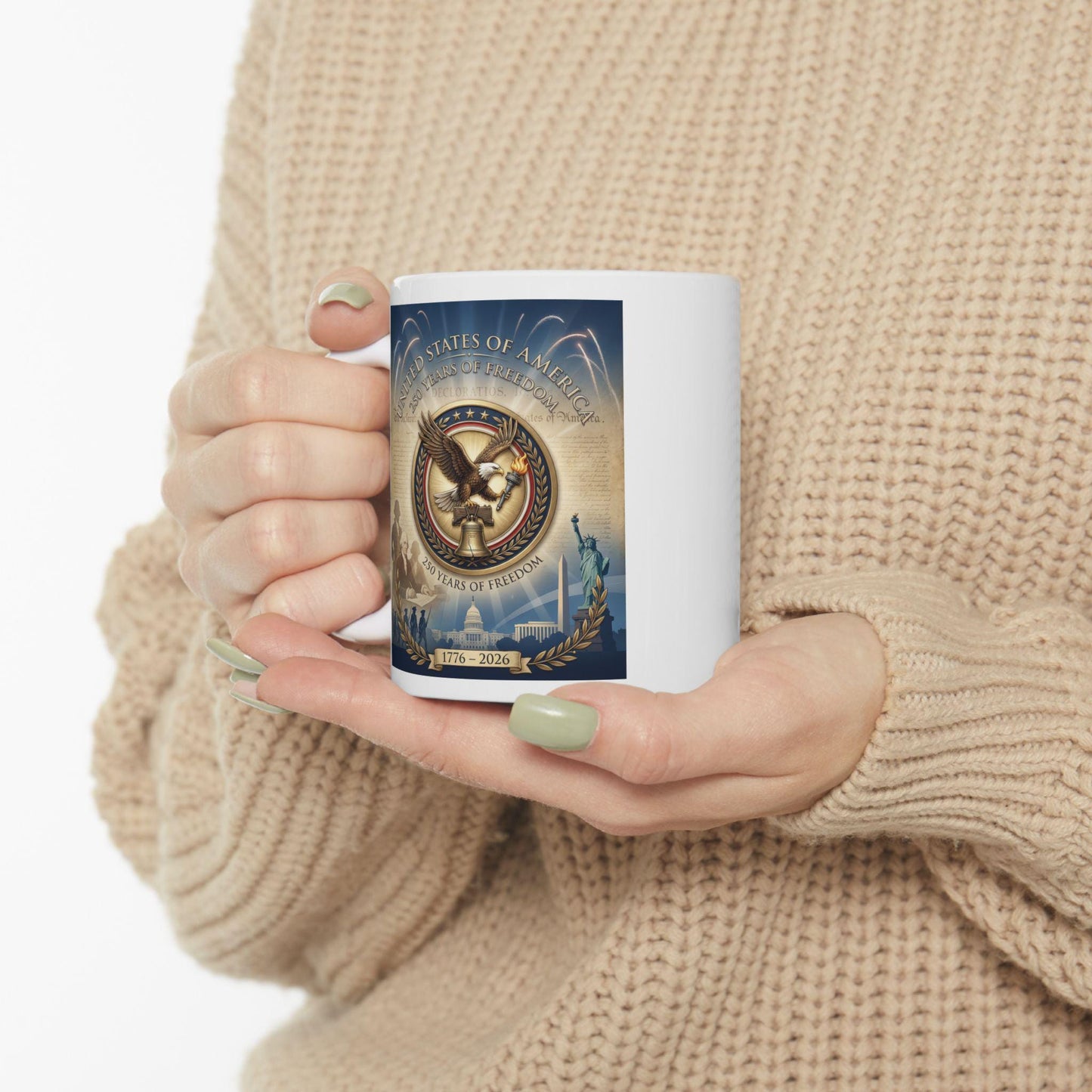 america 250th anniversary mug