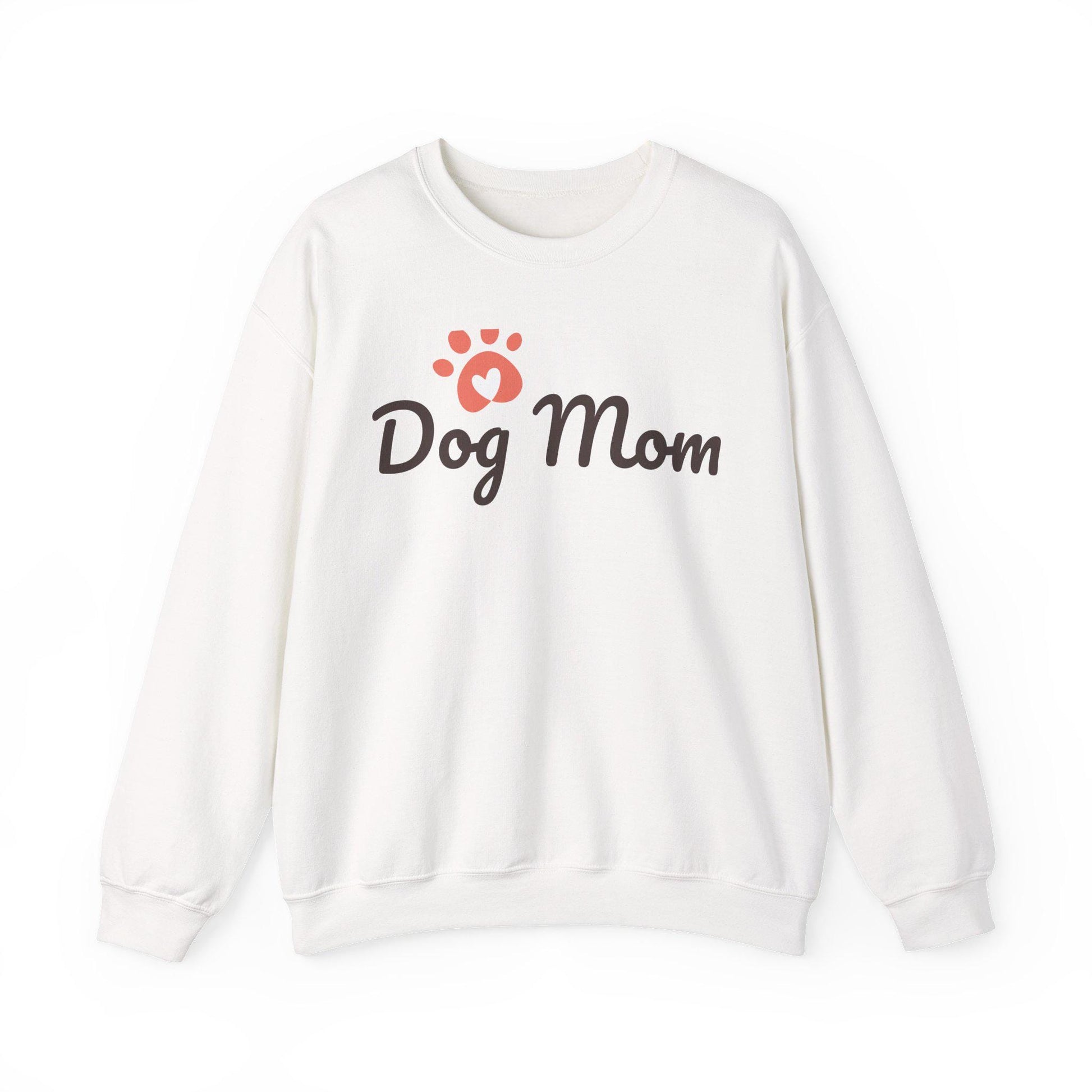 Dog Mom Crewneck Sweatshirt, Gift for Dog Lovers, Cozy Animal Lover Apparel, Pet Mom Sweatshirt, Perfect for Birthdays, Casual Wear | Loki's Shop Too