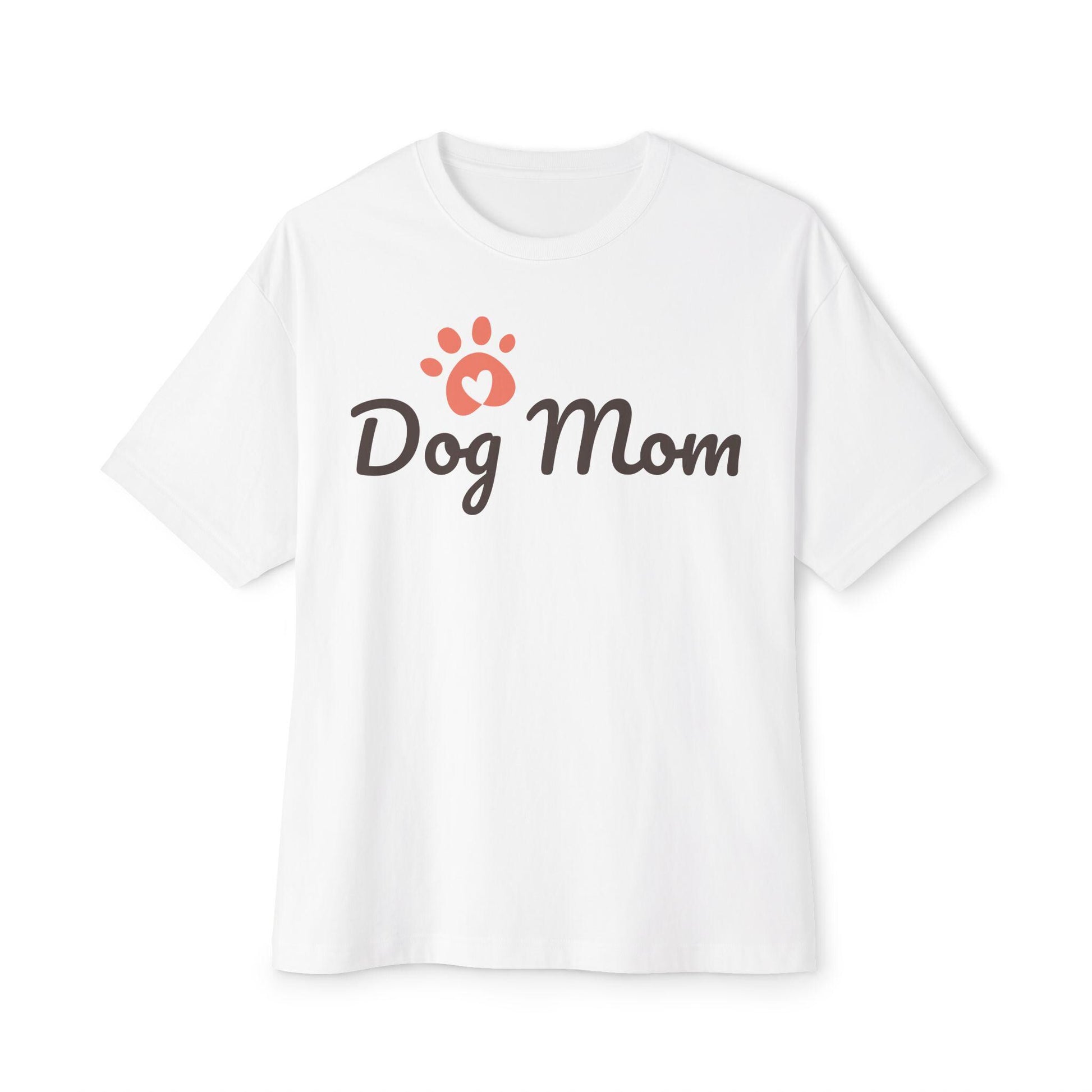 Dog Mom Oversized Tee, Perfect Gift for Pet Lovers, Casual Everyday Wear, Dog Owner Shirt, Dog Theme Tee | Loki's Shop Too