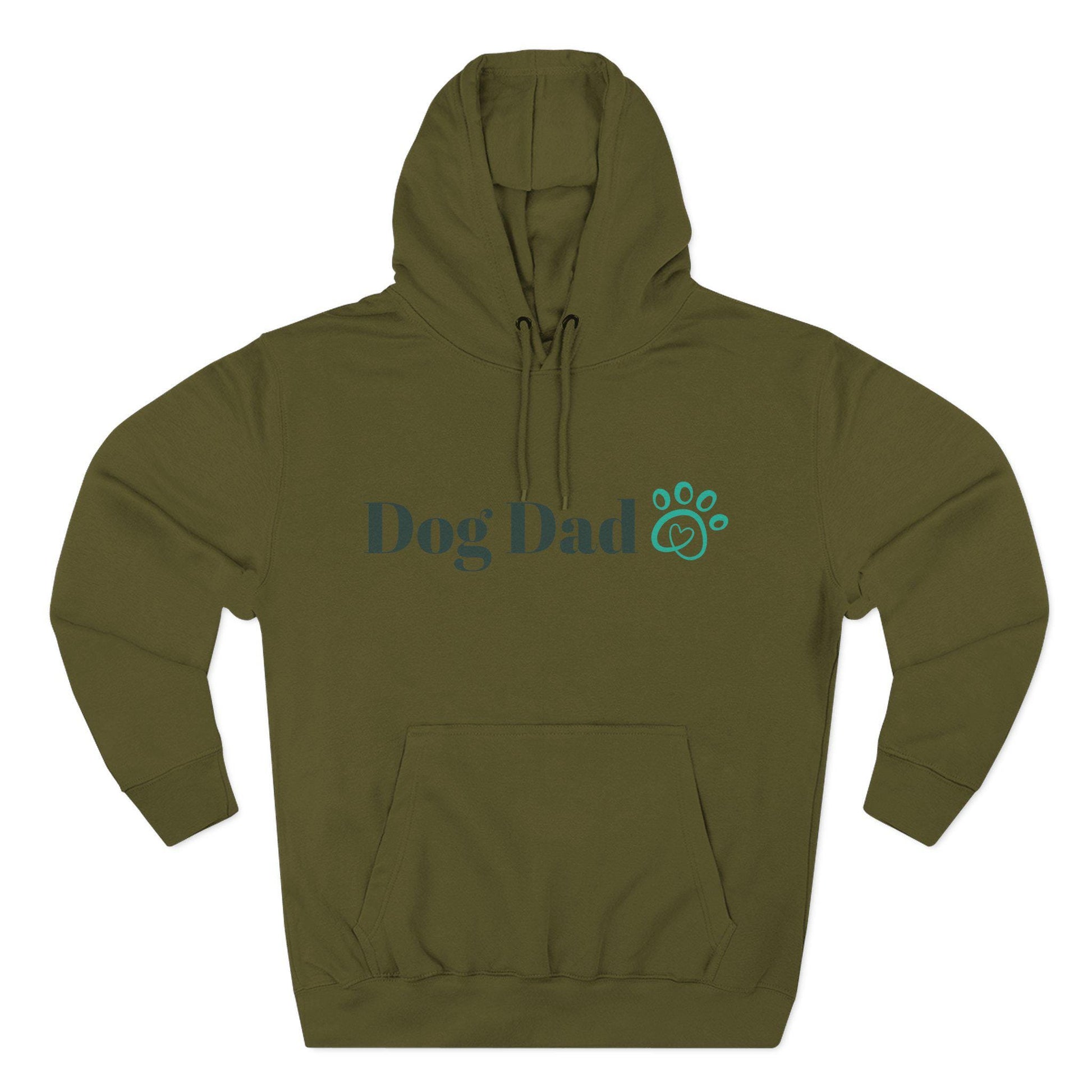 Dog Dad Hoodie, Fleece Sweatshirt for Dog Lovers, Perfect Gift for Pet Owners, Casual Wear for Dog Lovers, Cozy Everyday Hoodie | Loki's Shop Too