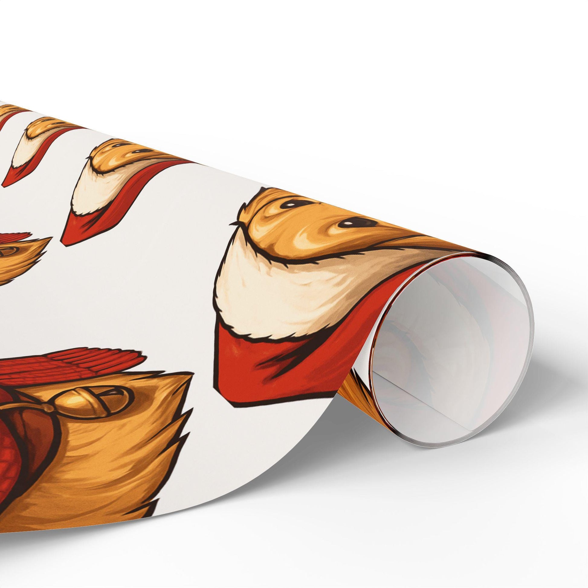 Golden Retriever Santa Wrapping Paper, Christmas Dog Gift Wrap | Loki's Shop Too