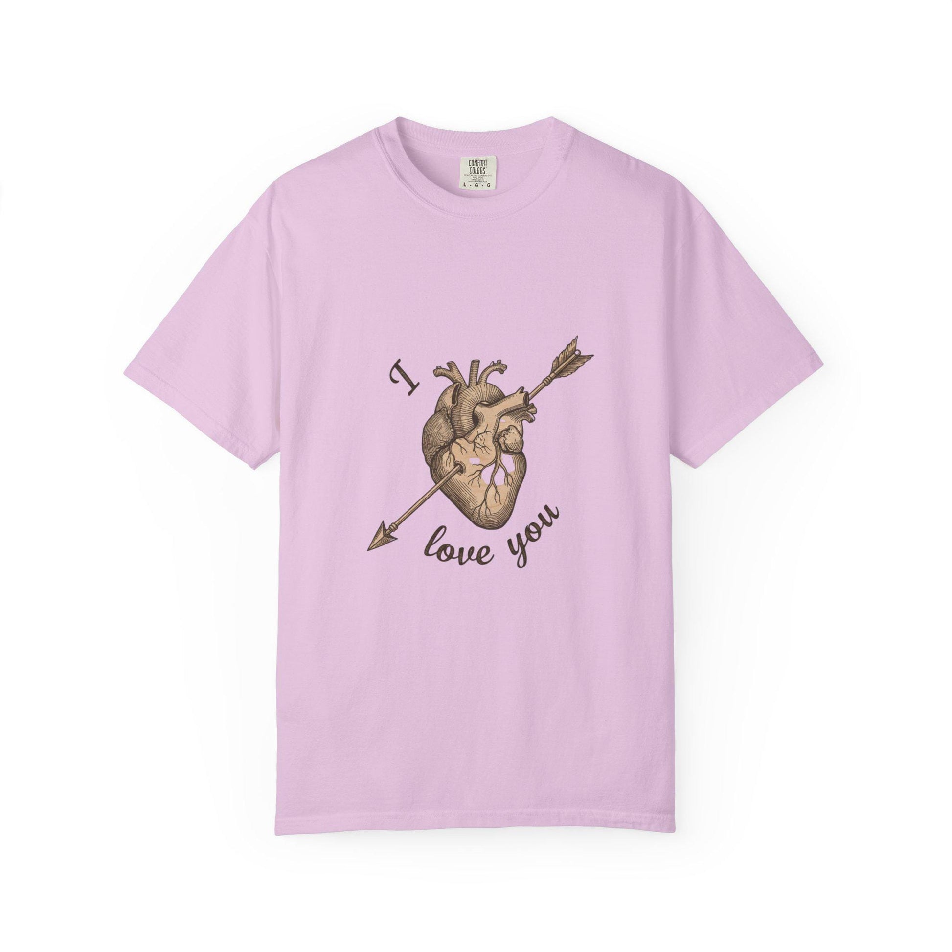 Anatomical Heart "I Love You" T-Shirt Romantic Medical Illustration Tee | Loki's Shop Too